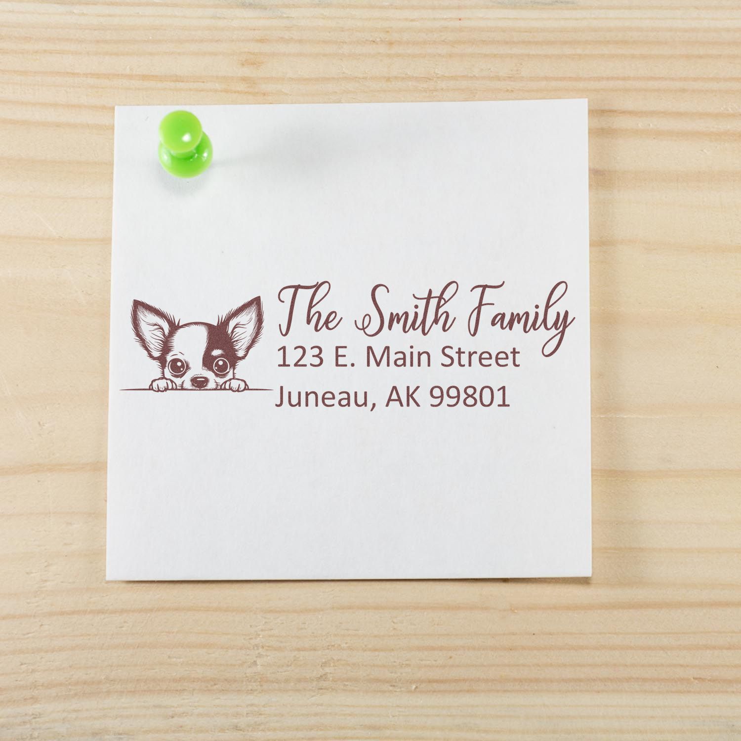 Chihuahua Customized Address Stamp - Engineer Seal Stamps