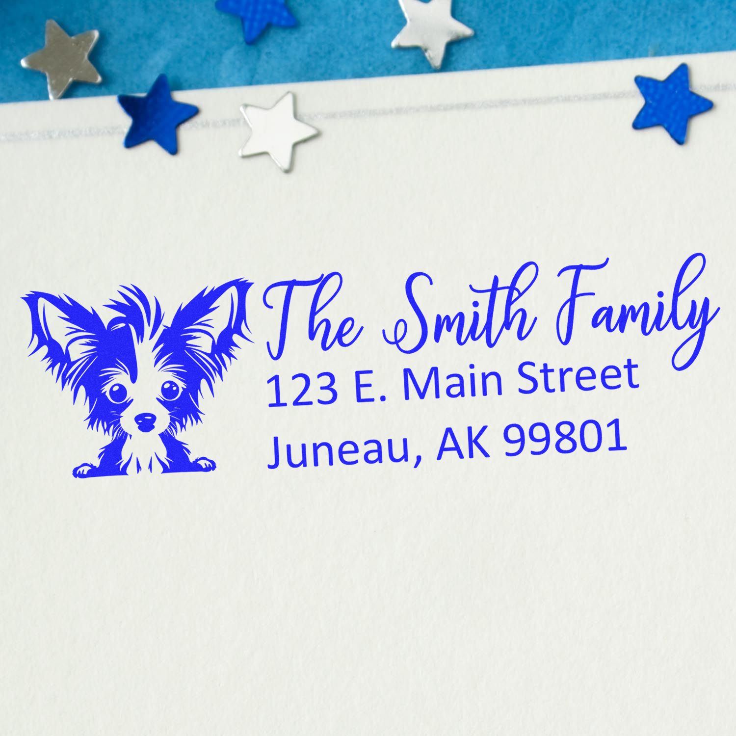 Customized Chinese Crested Self-Inking Home Address Stamp - Engineer Seal Stamps