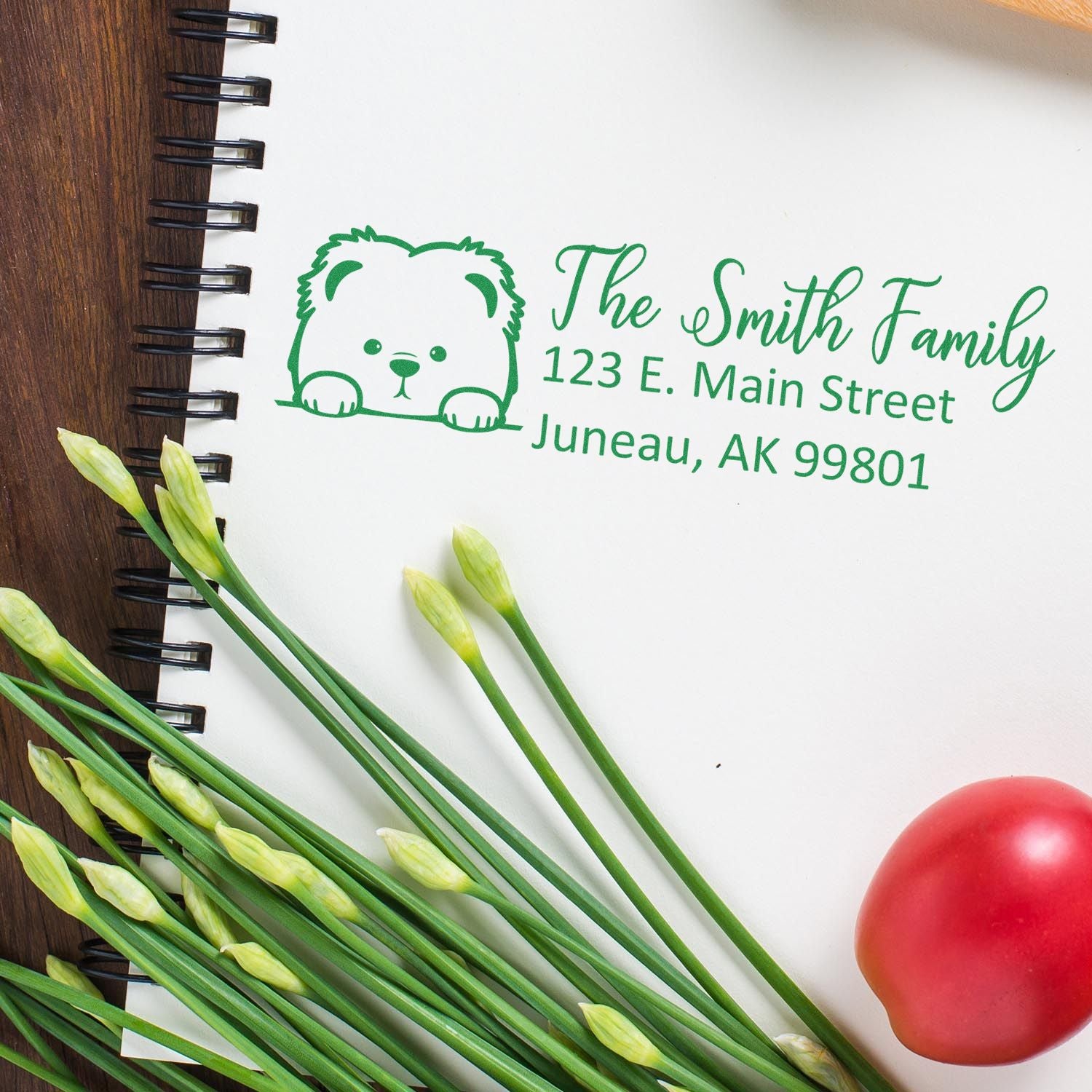 Customized Chow Chow Self-Inking Home Address Stamp - Engineer Seal Stamps