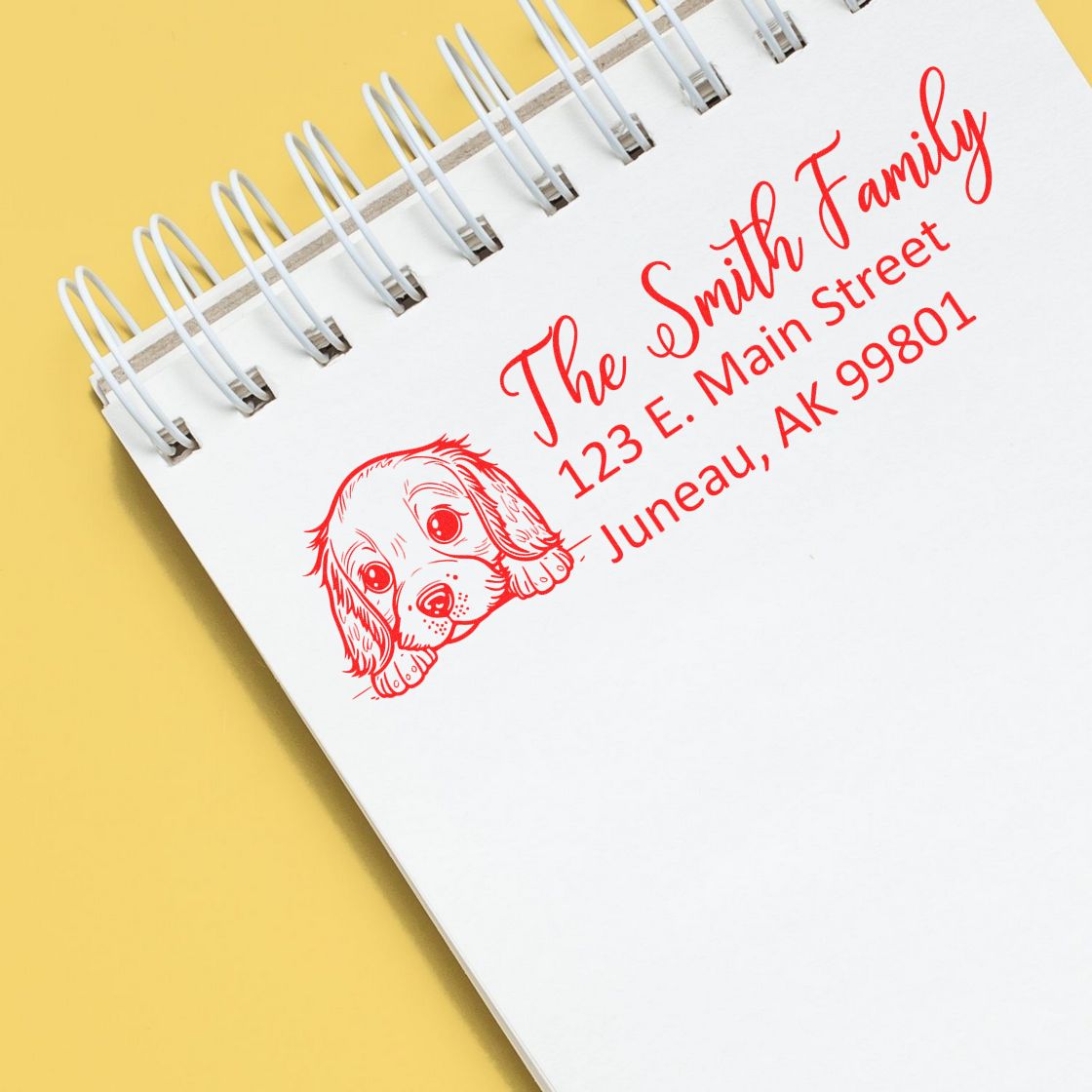 English Bulldog Customized Address Stamp - Engineer Seal Stamps