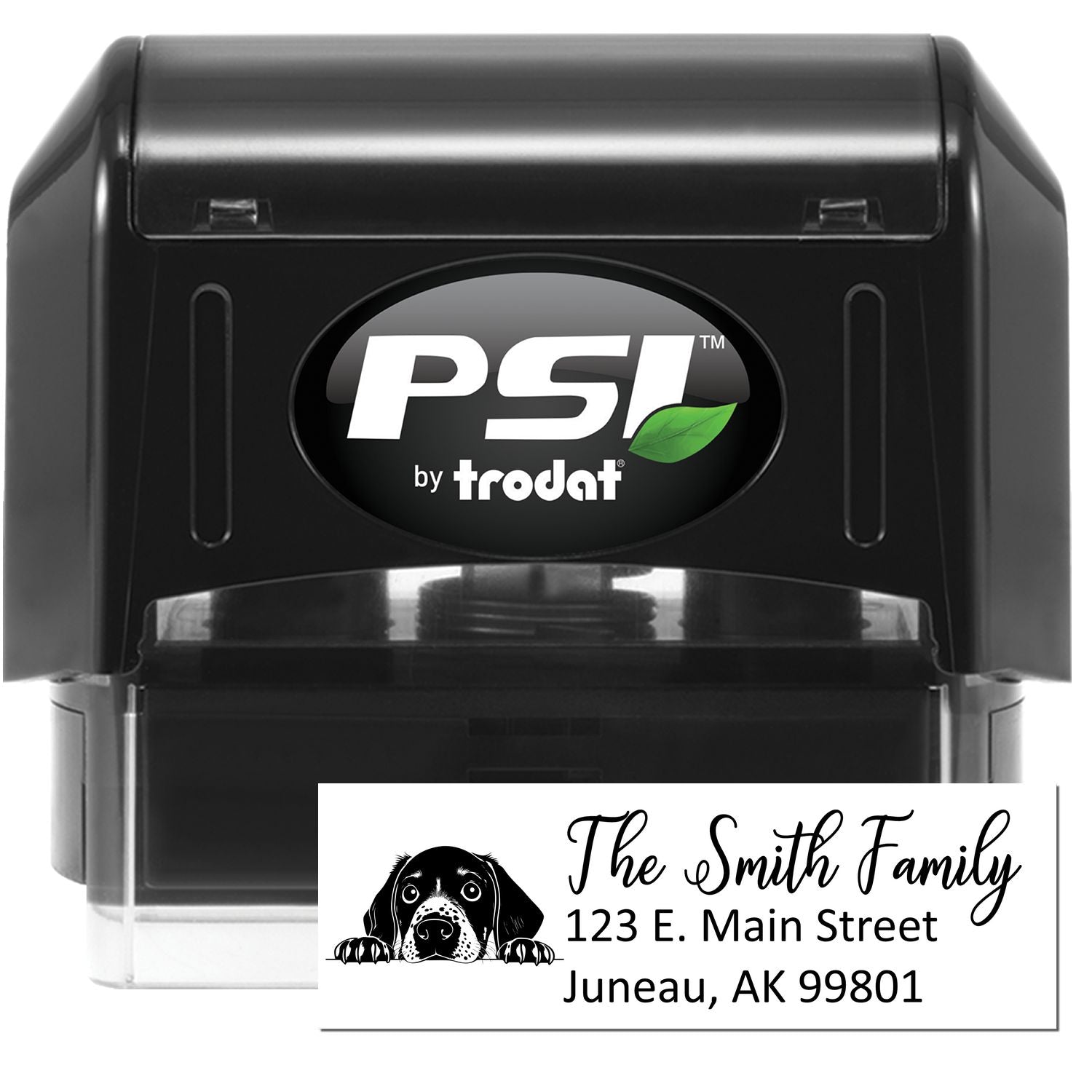 German Shorthaired Pointer Pre-Inked Home Address Stamp - Engineer Seal Stamps