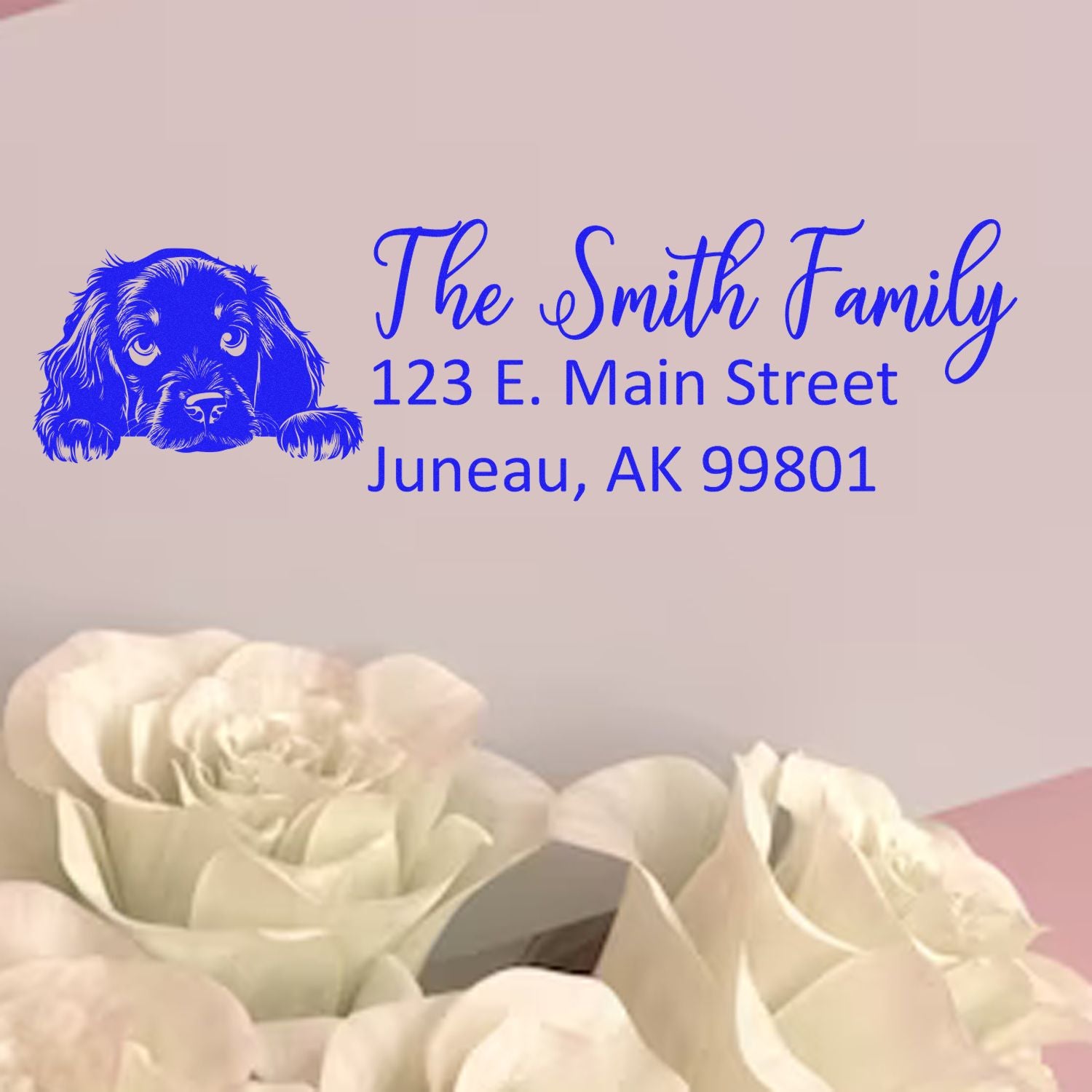 Gordon Setter Customized Address Stamp - Engineer Seal Stamps