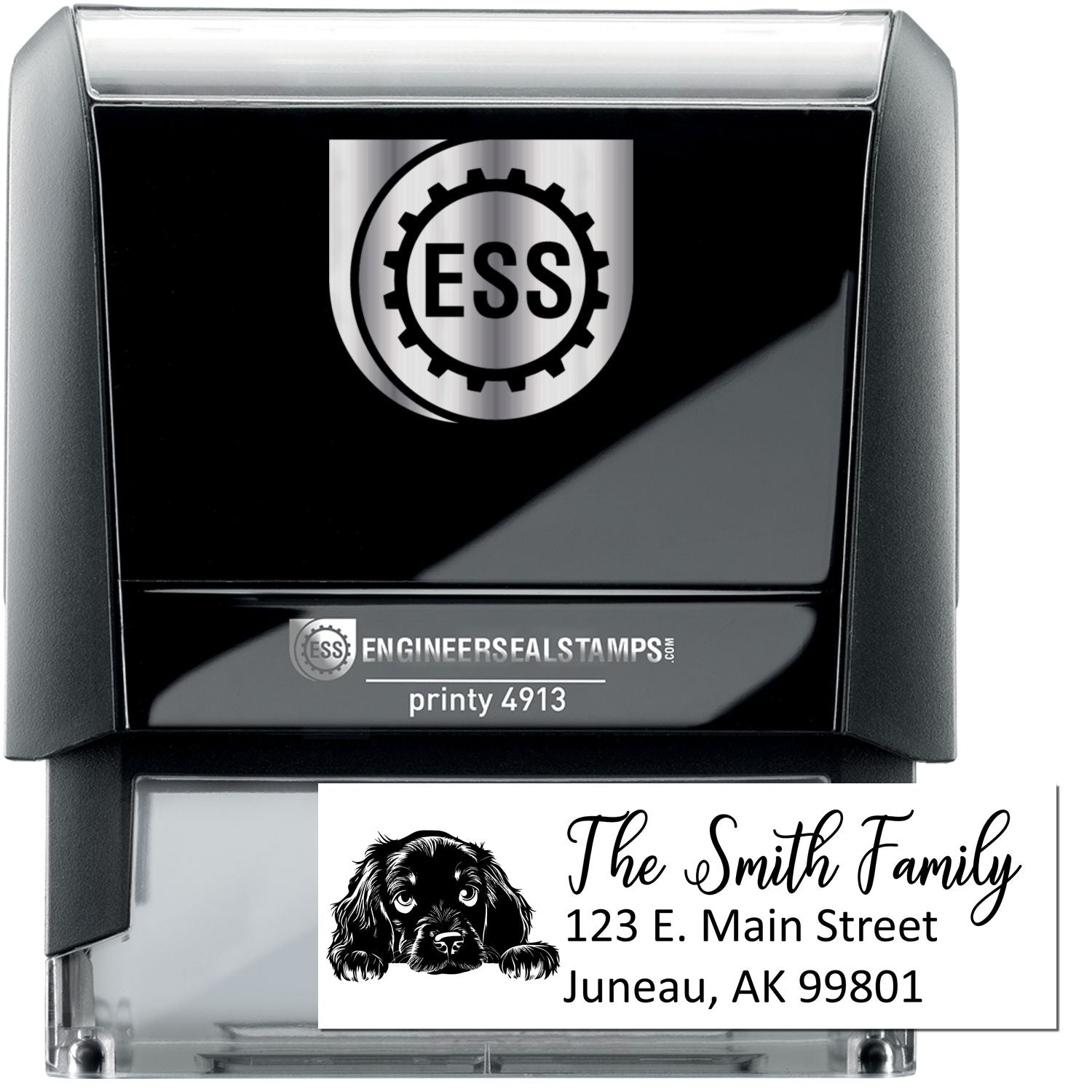 Customized Gordon Setter Self-Inking Home Address Stamp - Engineer Seal Stamps
