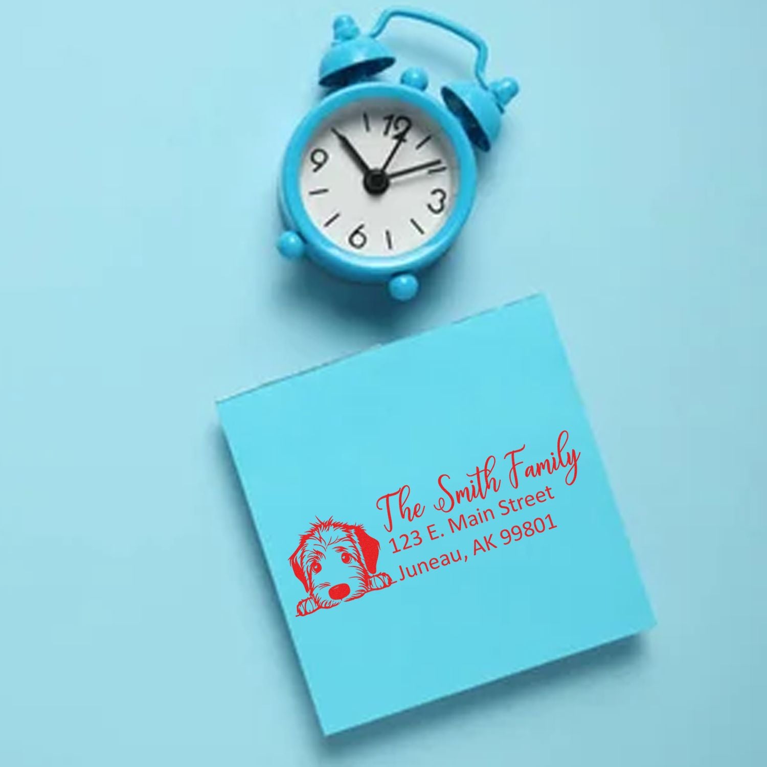 Irish Wolfhound Pre-Inked Home Address Stamp - Engineer Seal Stamps