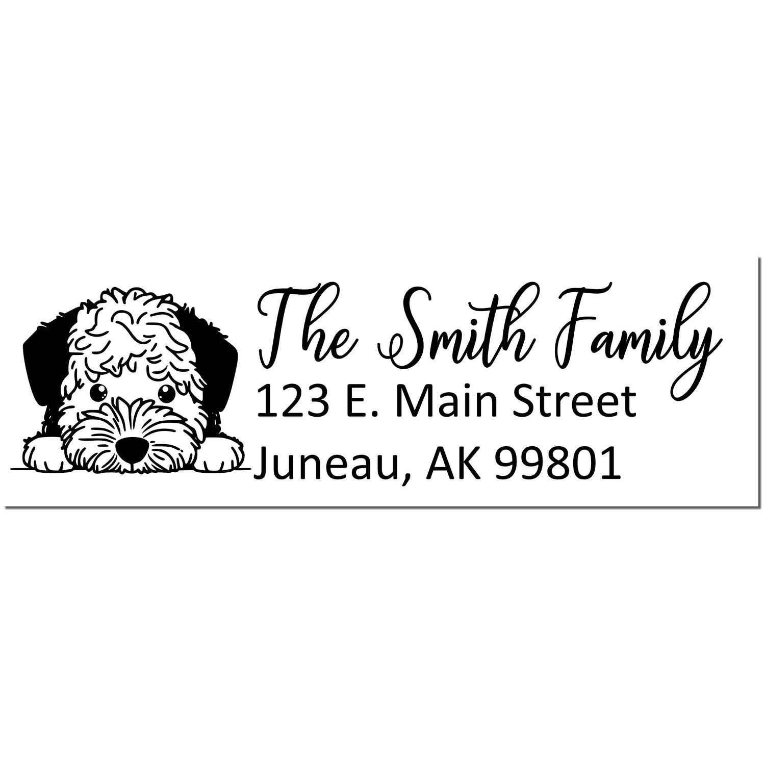 Lagotto Romagnolo Customized Address Stamp - Engineer Seal Stamps