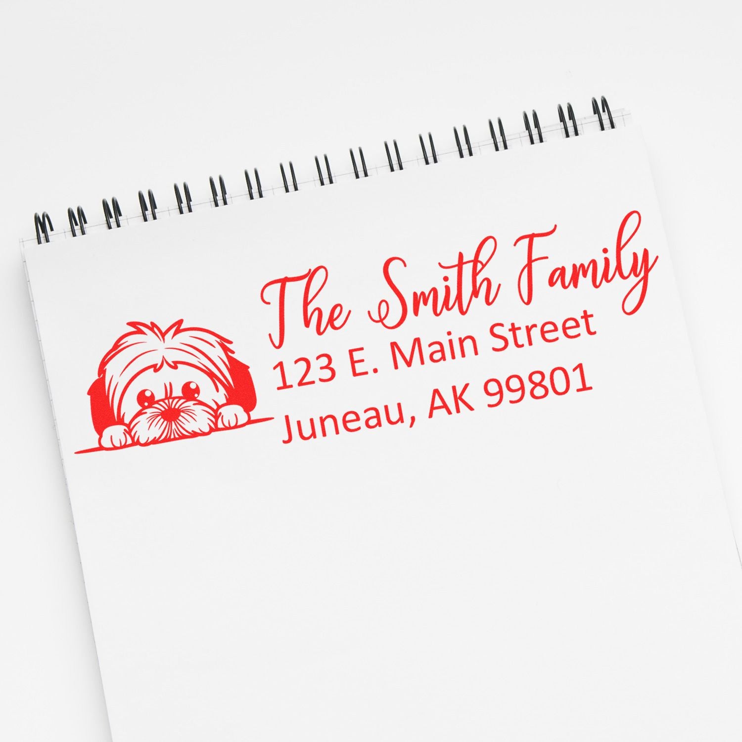 Lhasa Apso Customized Address Stamp - Engineer Seal Stamps