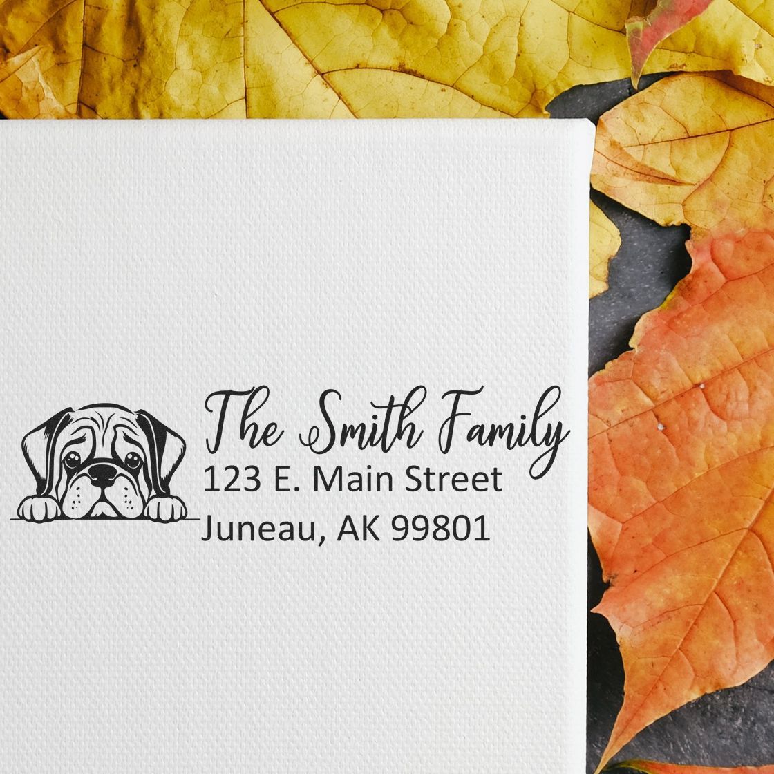 Customized Mastiff Self-Inking Home Address Stamp - Engineer Seal Stamps