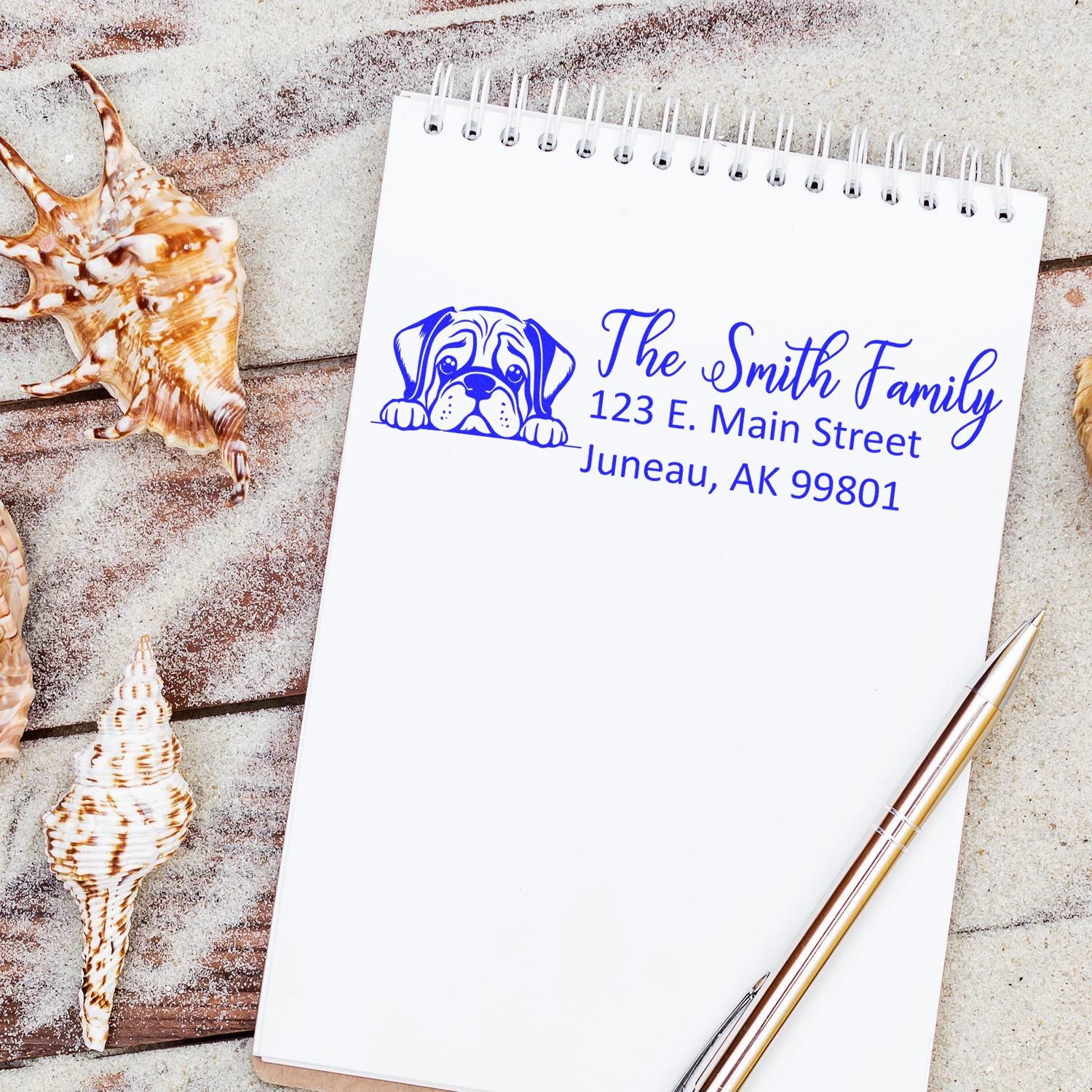 Mastiff Customized Address Stamp - Engineer Seal Stamps