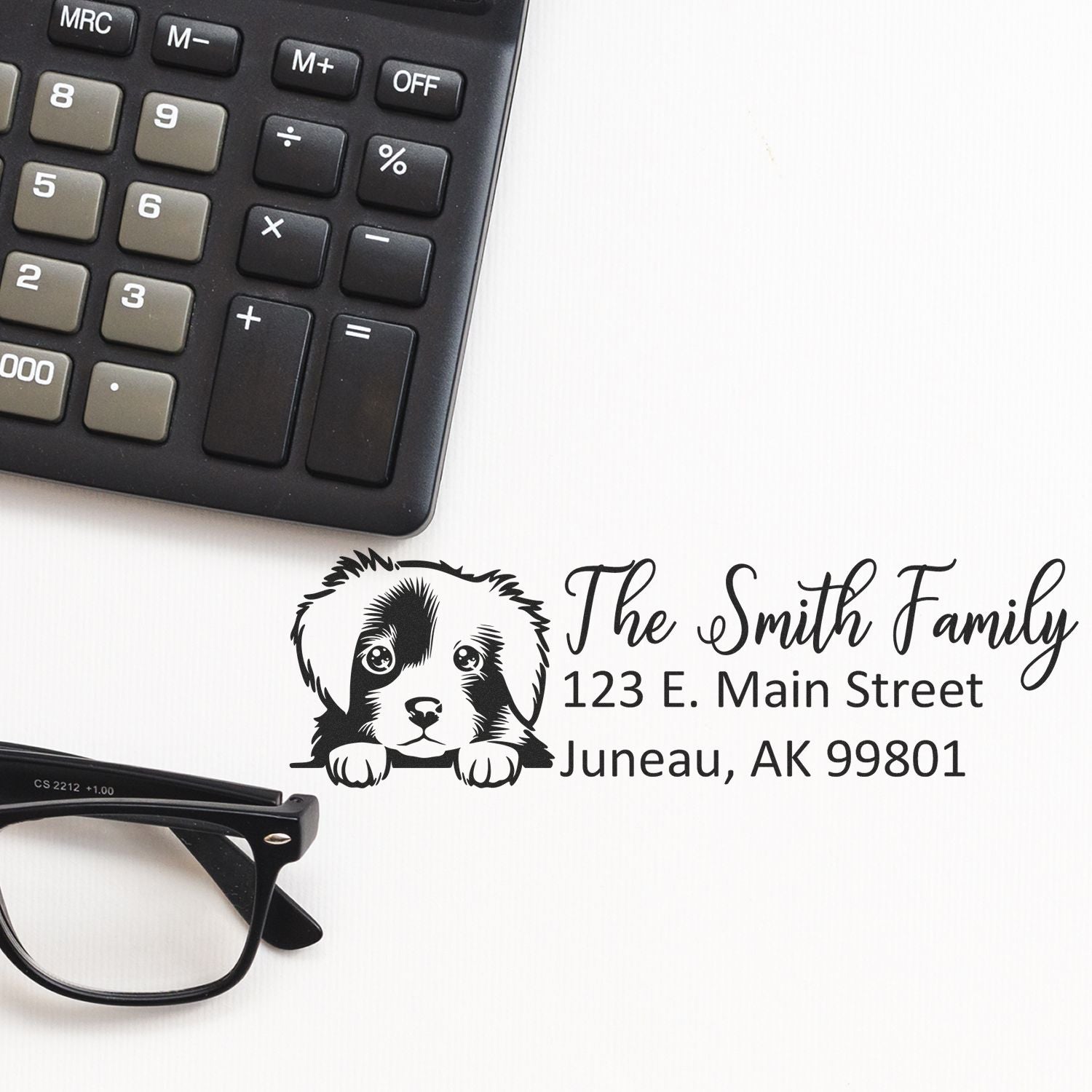 Customized Nova Scotia Duck Tolling Retriever Self-Inking Home Address Stamp - Engineer Seal Stamps