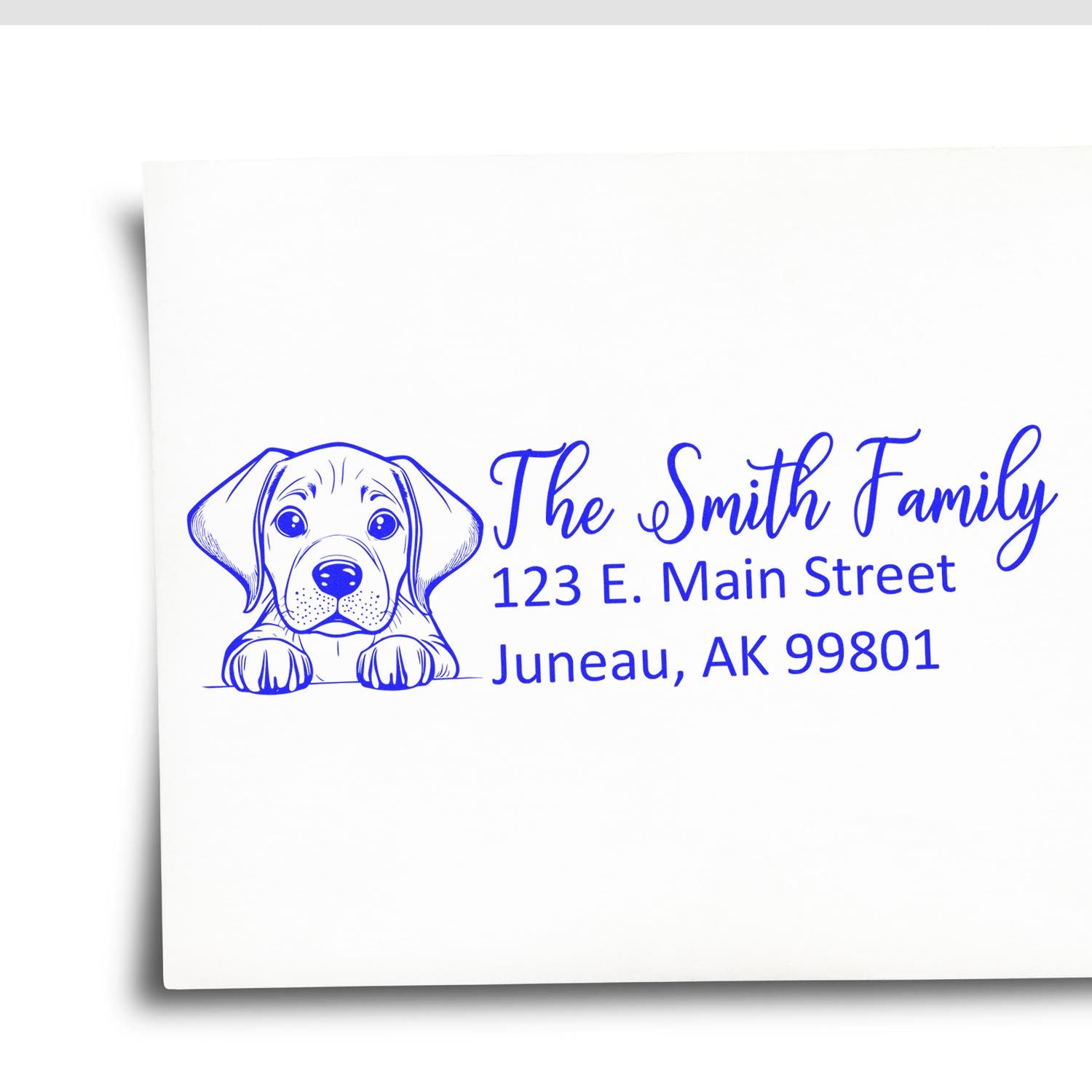 Customized Rhodesian Ridgeback Self-Inking Home Address Stamp - Engineer Seal Stamps