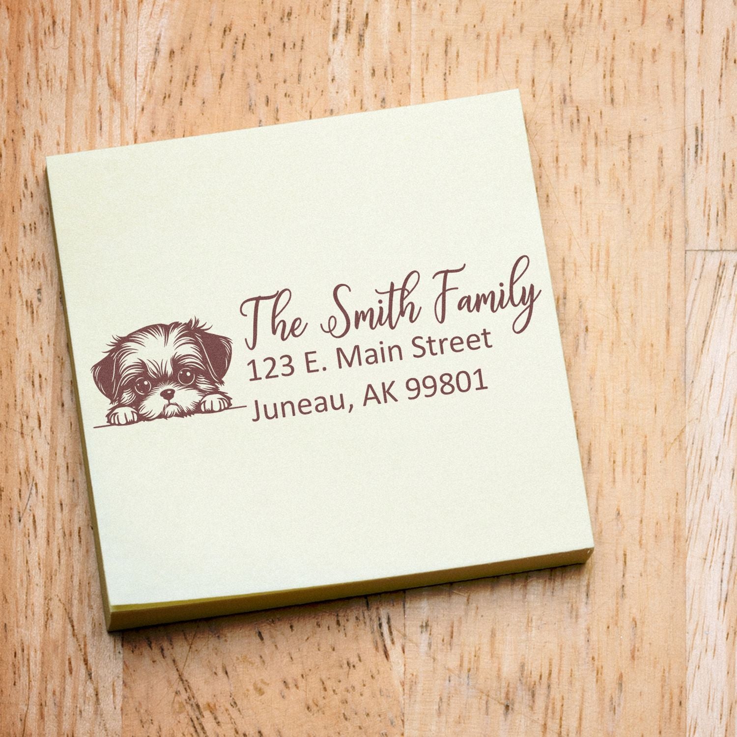 Shih Tzu Customized Address Stamp - Engineer Seal Stamps