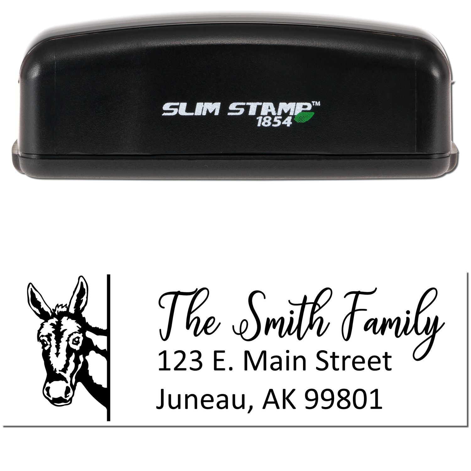 Customized Donkey Pre-Inked Address Stamp - Engineer Seal Stamps