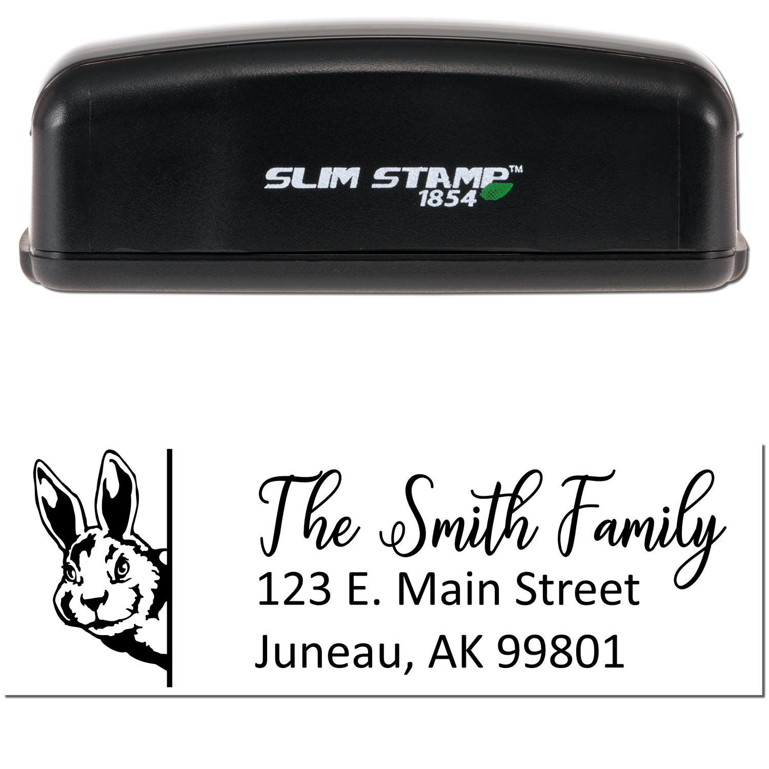 Customized Rabbit Pre-Inked Address Stamp - Engineer Seal Stamps