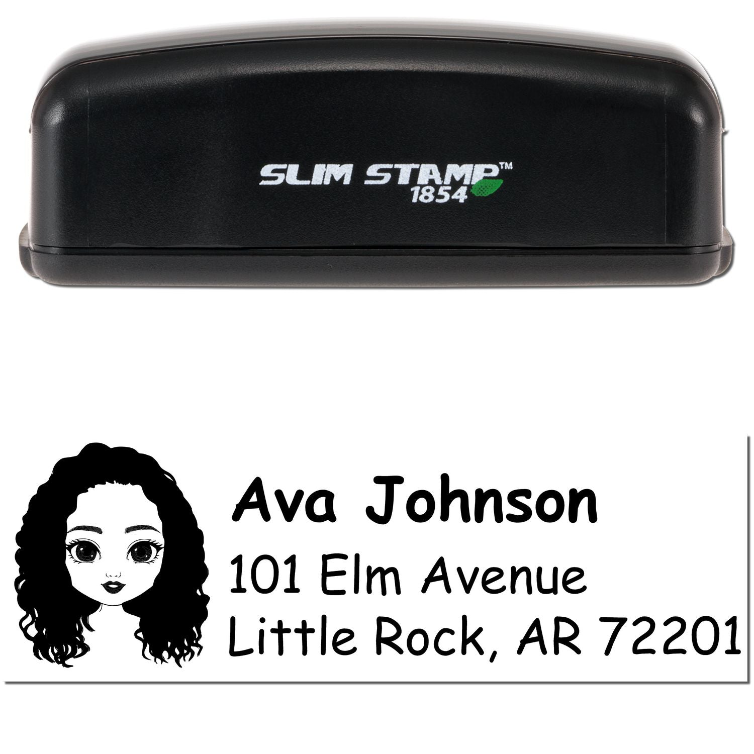 Ms Ava Bitmoji Customized Address Stamp Pre-Inked - Engineer Seal Stamps