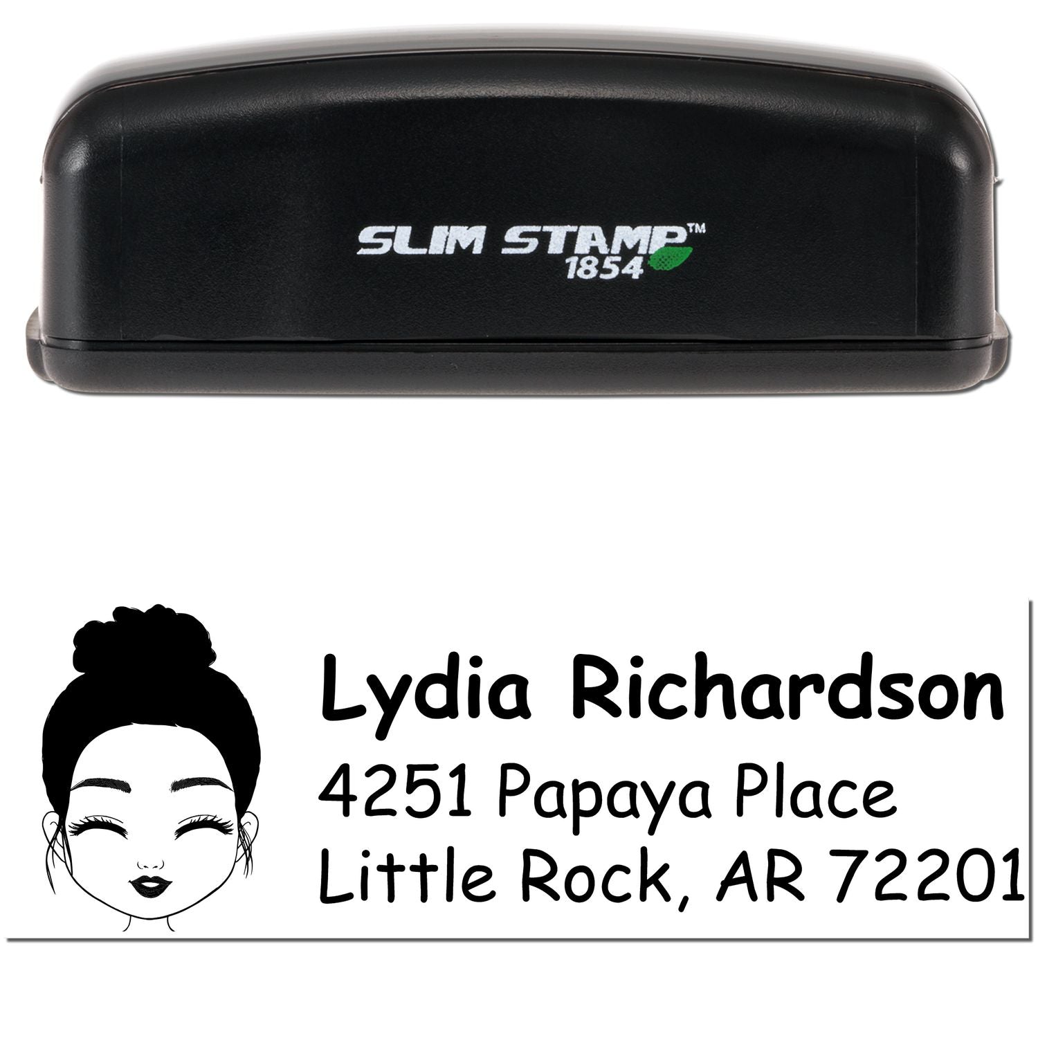 Ms Lydia Bitmoji Customized Address Stamp Pre-Inked - Engineer Seal Stamps