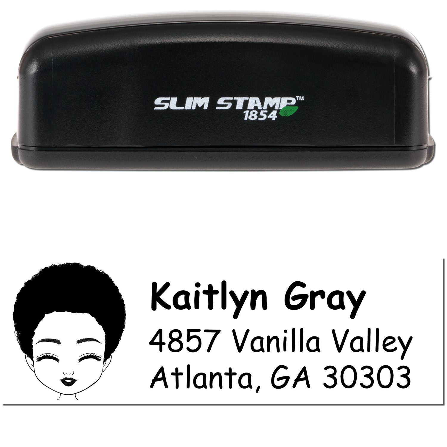 Ms Kaitlyn Bitmoji Customized Address Stamp Pre-Inked - Engineer Seal Stamps
