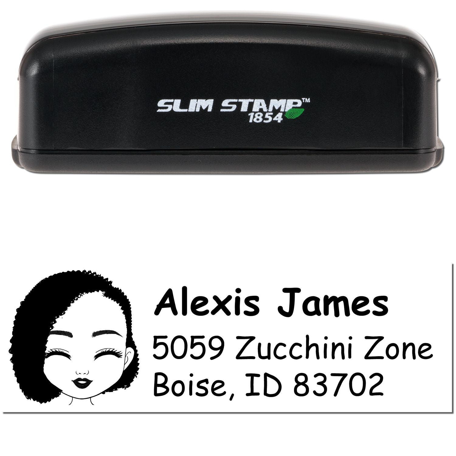 Ms Alexis Bitmoji Customized Address Stamp Pre-Inked - Engineer Seal Stamps