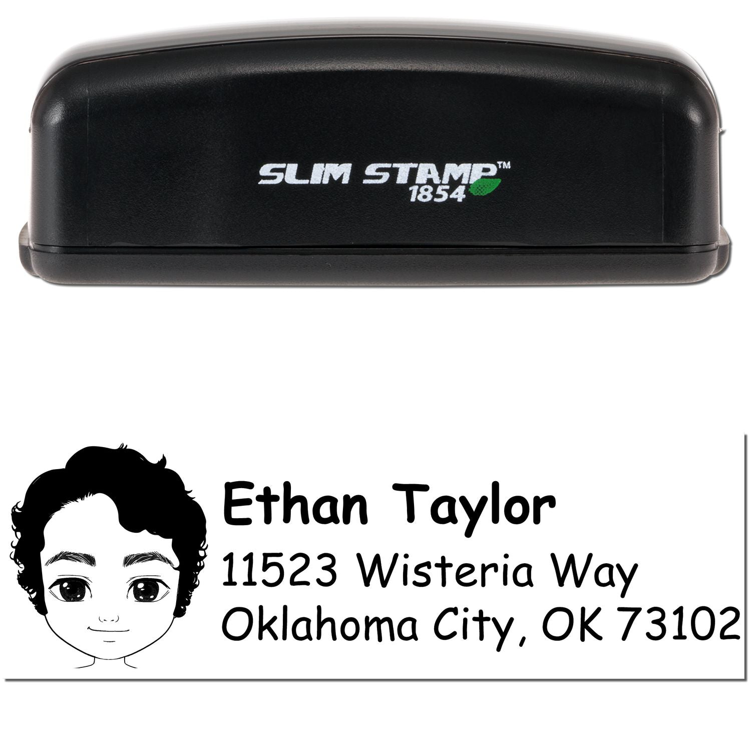 Mr Ethan Bitmoji Customized Address Stamp Pre-Inked - Engineer Seal Stamps