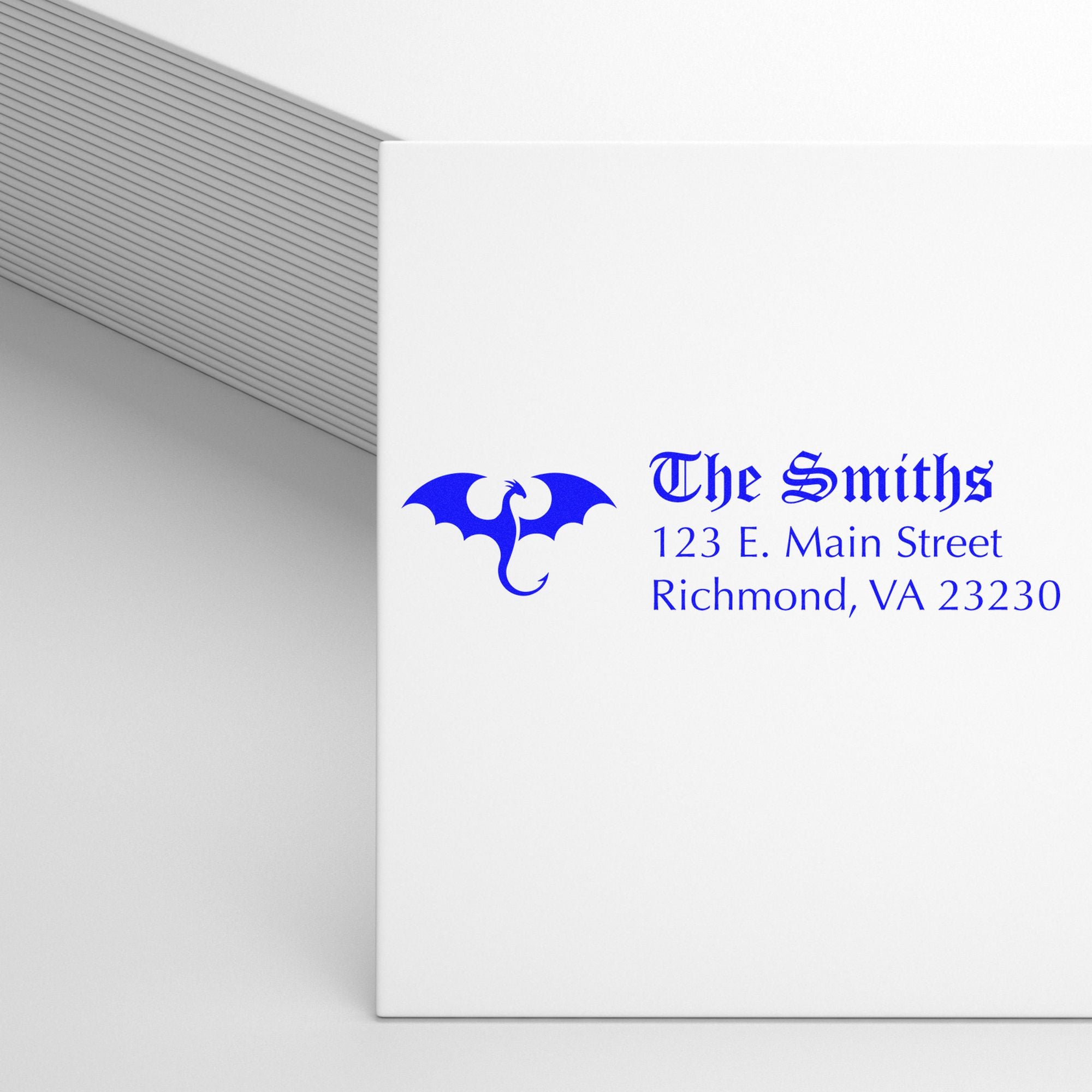 Self-Inking Frostbite Dragon Customize Home Address For Envelopes Stamp - Engineer Seal Stamps
