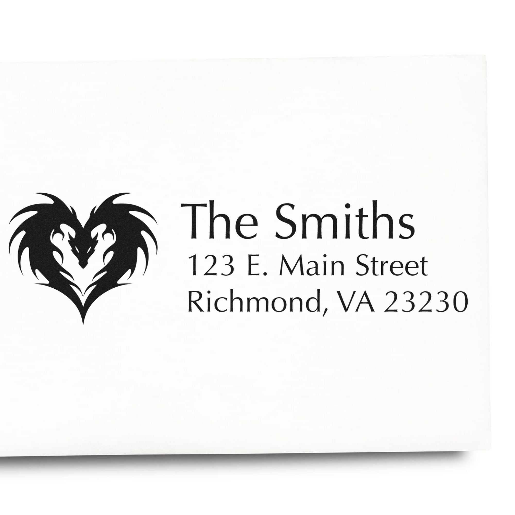 Drake Dragon Handmade New Address Pre-Inked Stamp - Engineer Seal Stamps