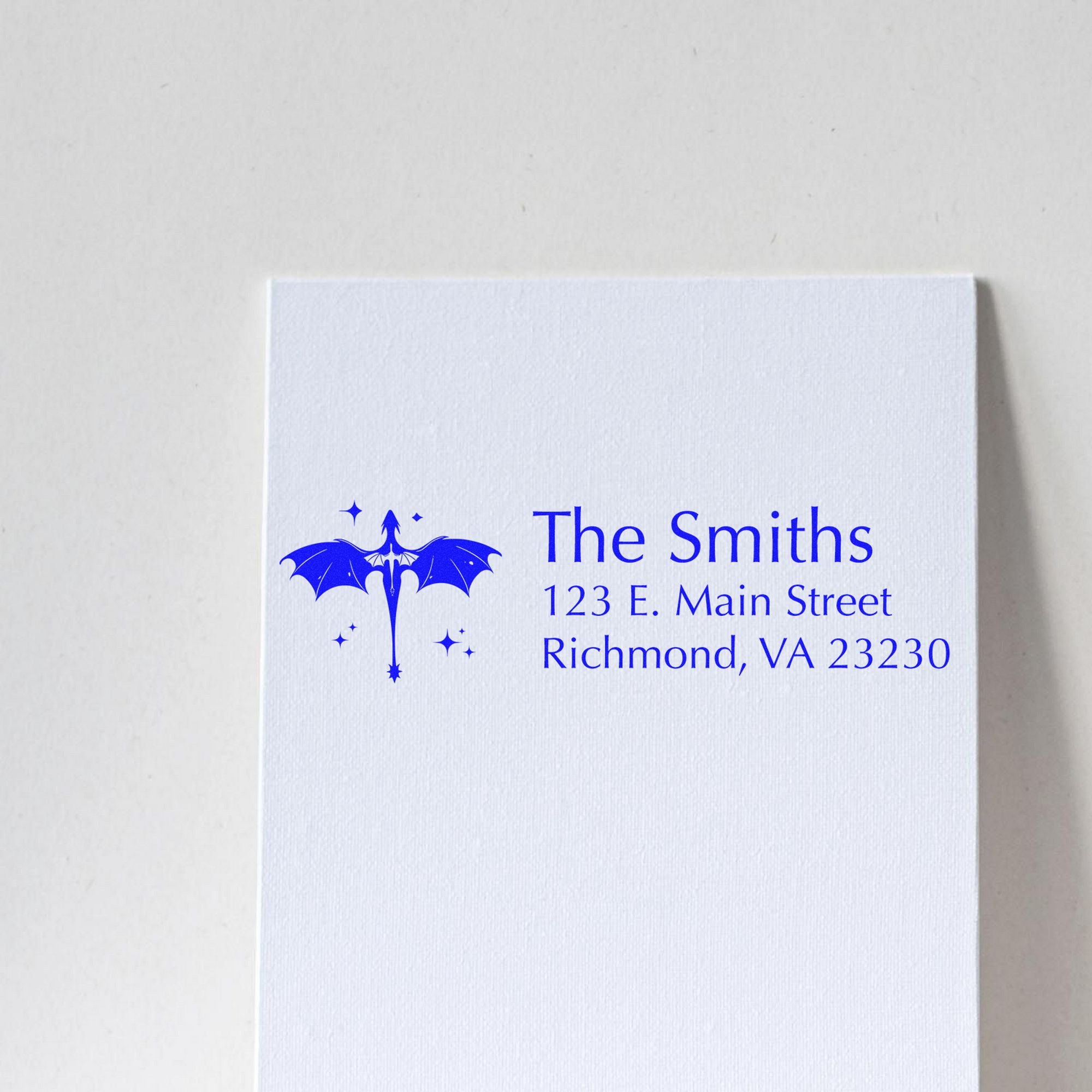 Blitz Dragon Customized Mailing Rubber Stamp - Engineer Seal Stamps