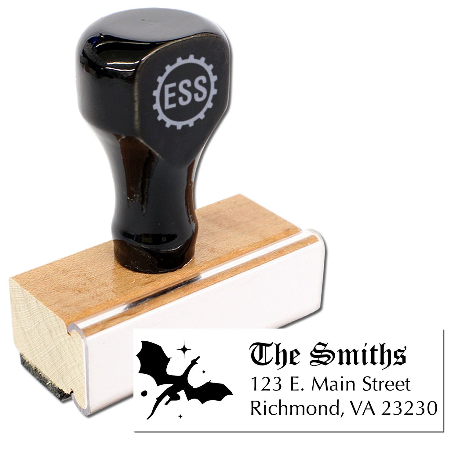 Maelstrom Dragon Customized Mail Rubber Stamp - Engineer Seal Stamps