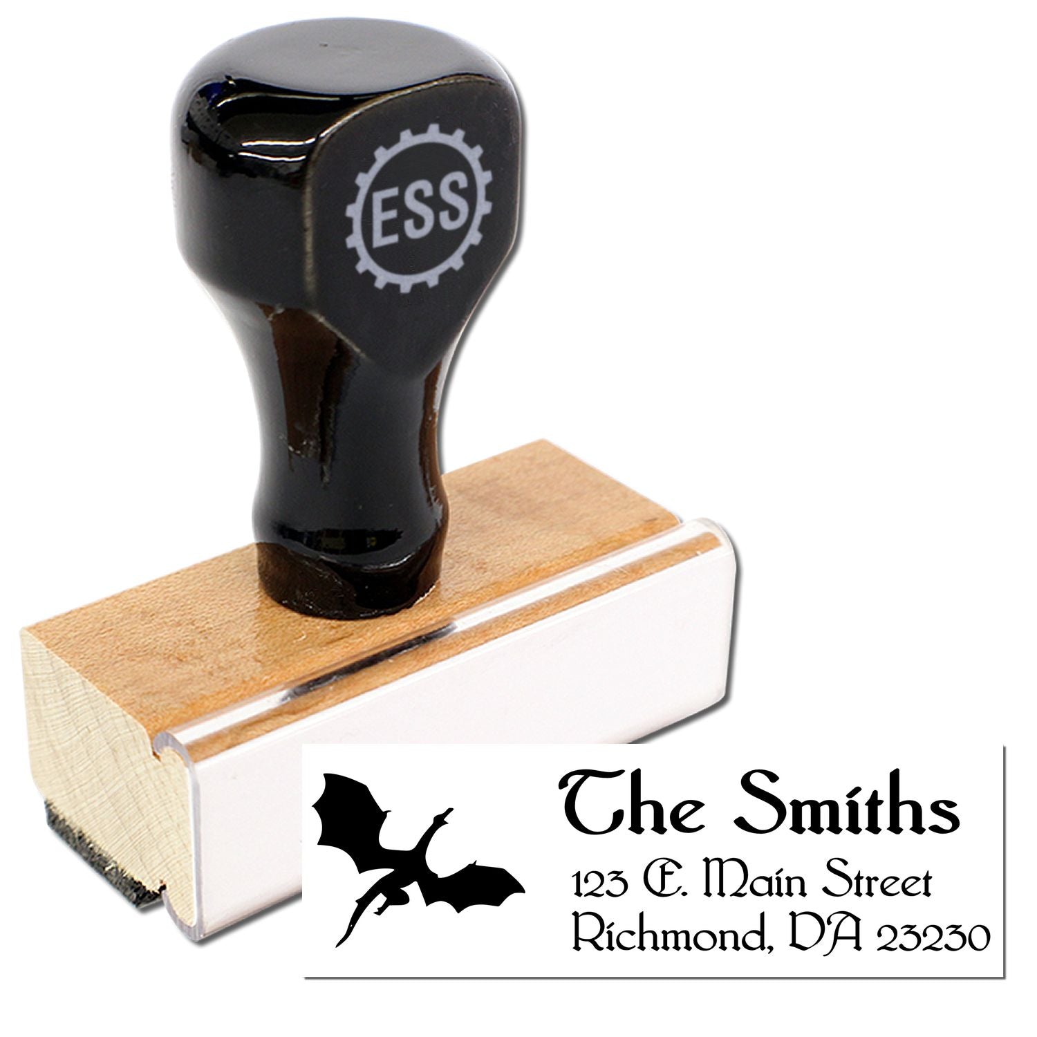 Thorn Dragon Customized Mail Address Rubber Stamp - Engineer Seal Stamps