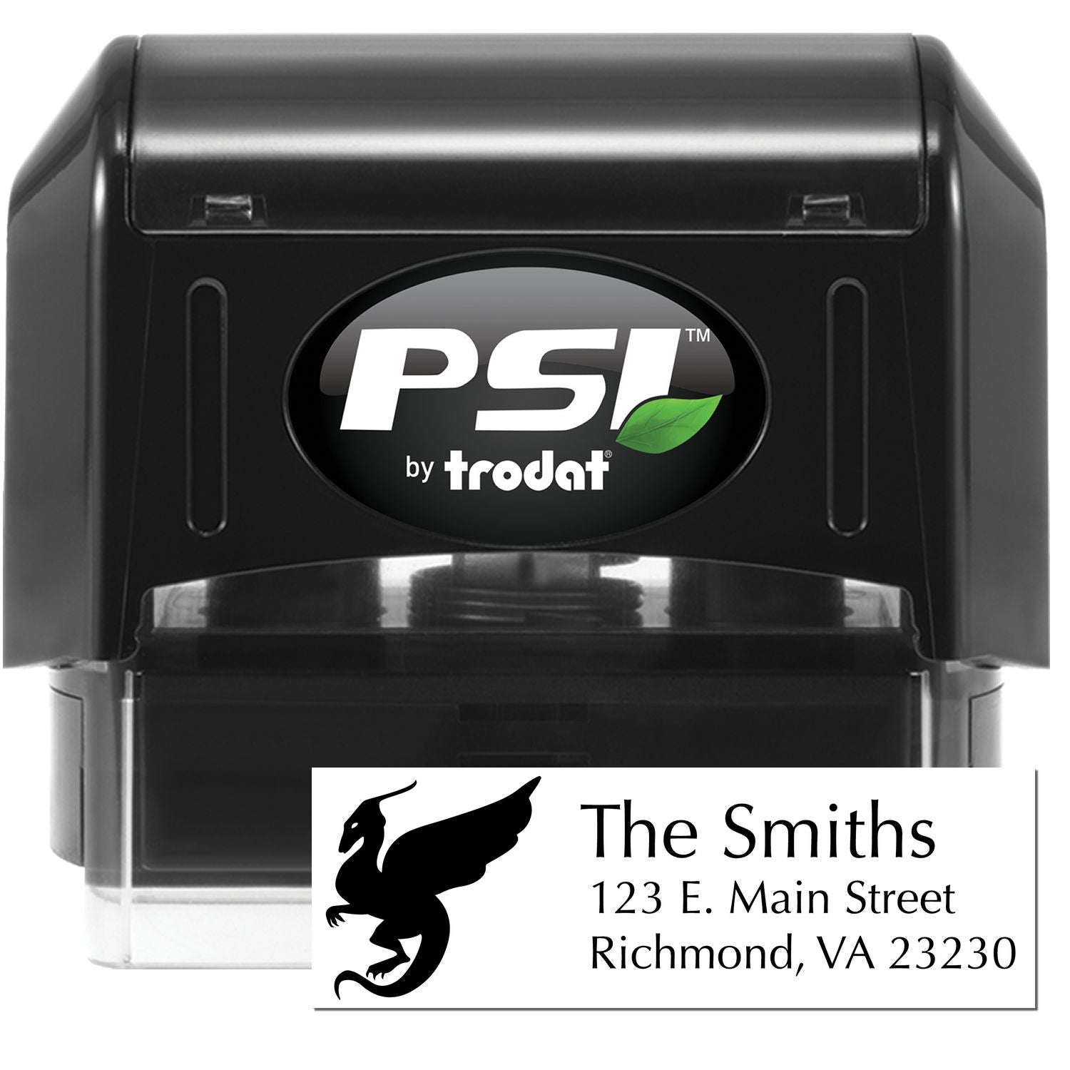 Blade Dragon Personalized New Address Pre-Inked Stamp - Engineer Seal Stamps