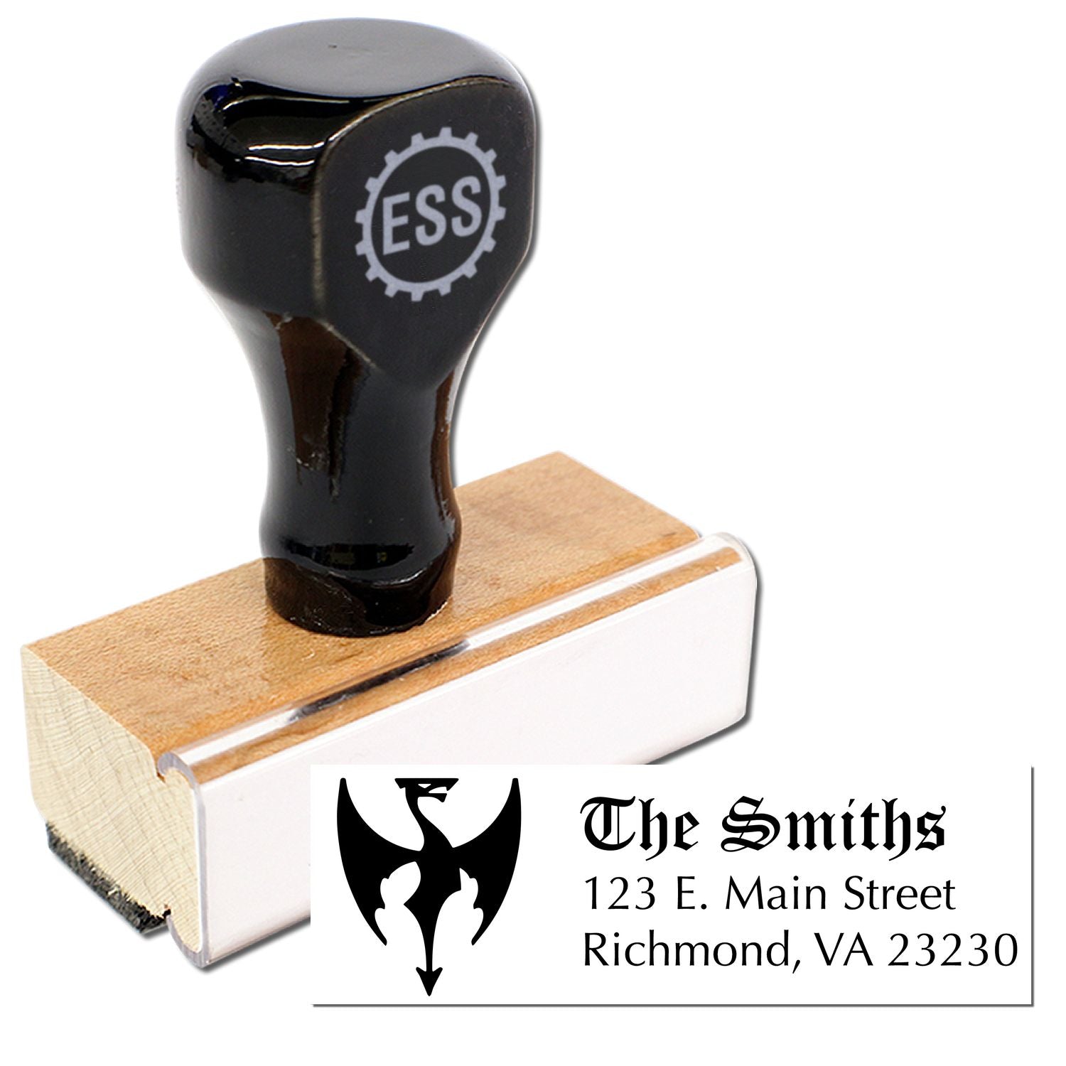 Vandal Dragon Customize Return Address Rubber Stamp - Engineer Seal Stamps