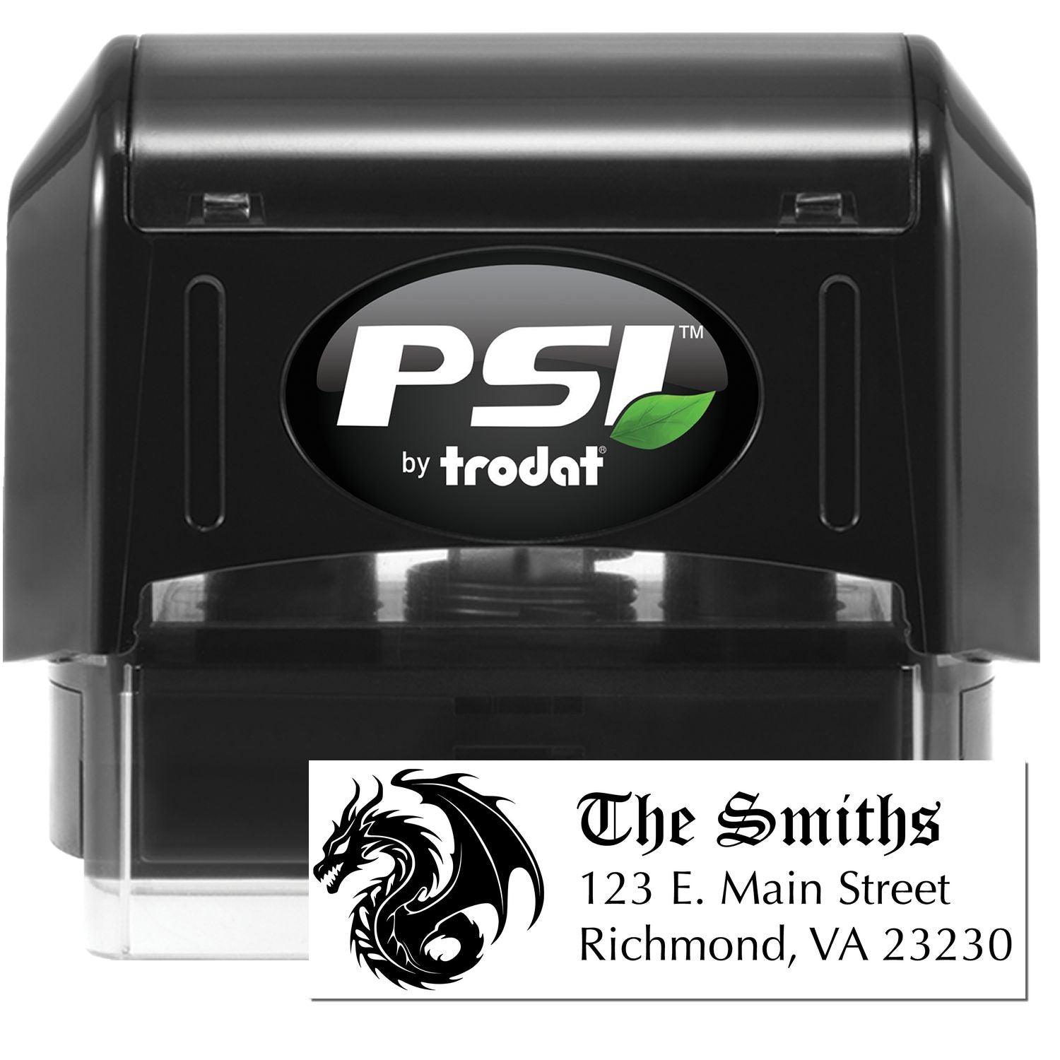 Raven Dragon Custom Mail Pre-Inked Stamp - Engineer Seal Stamps