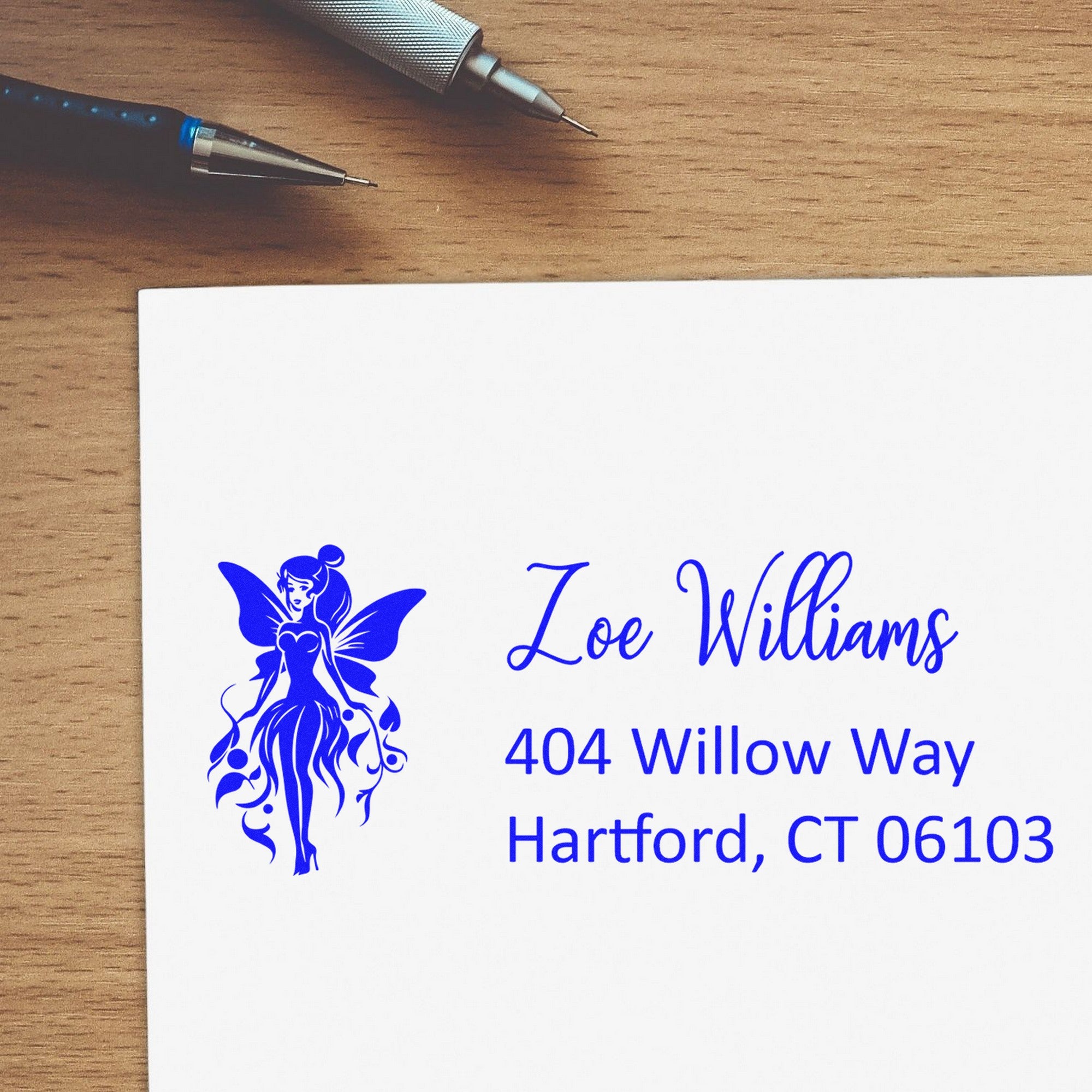 PSI Ethereal Moonbeam Magical Fairy Customized Mail Pre-Inked Stamp - Engineer Seal Stamps