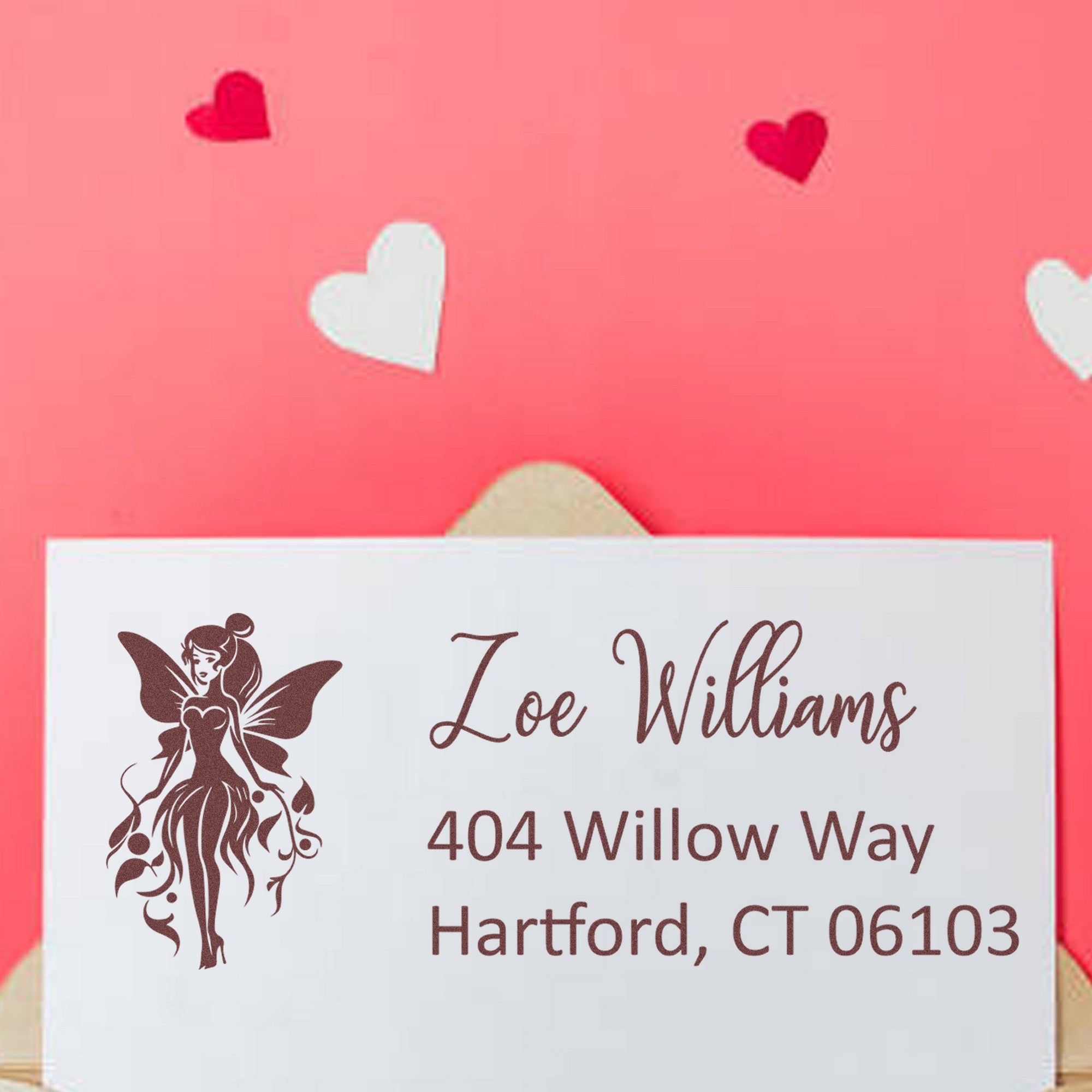 PSI Ethereal Moonbeam Magical Fairy Customized Mail Pre-Inked Stamp - Engineer Seal Stamps