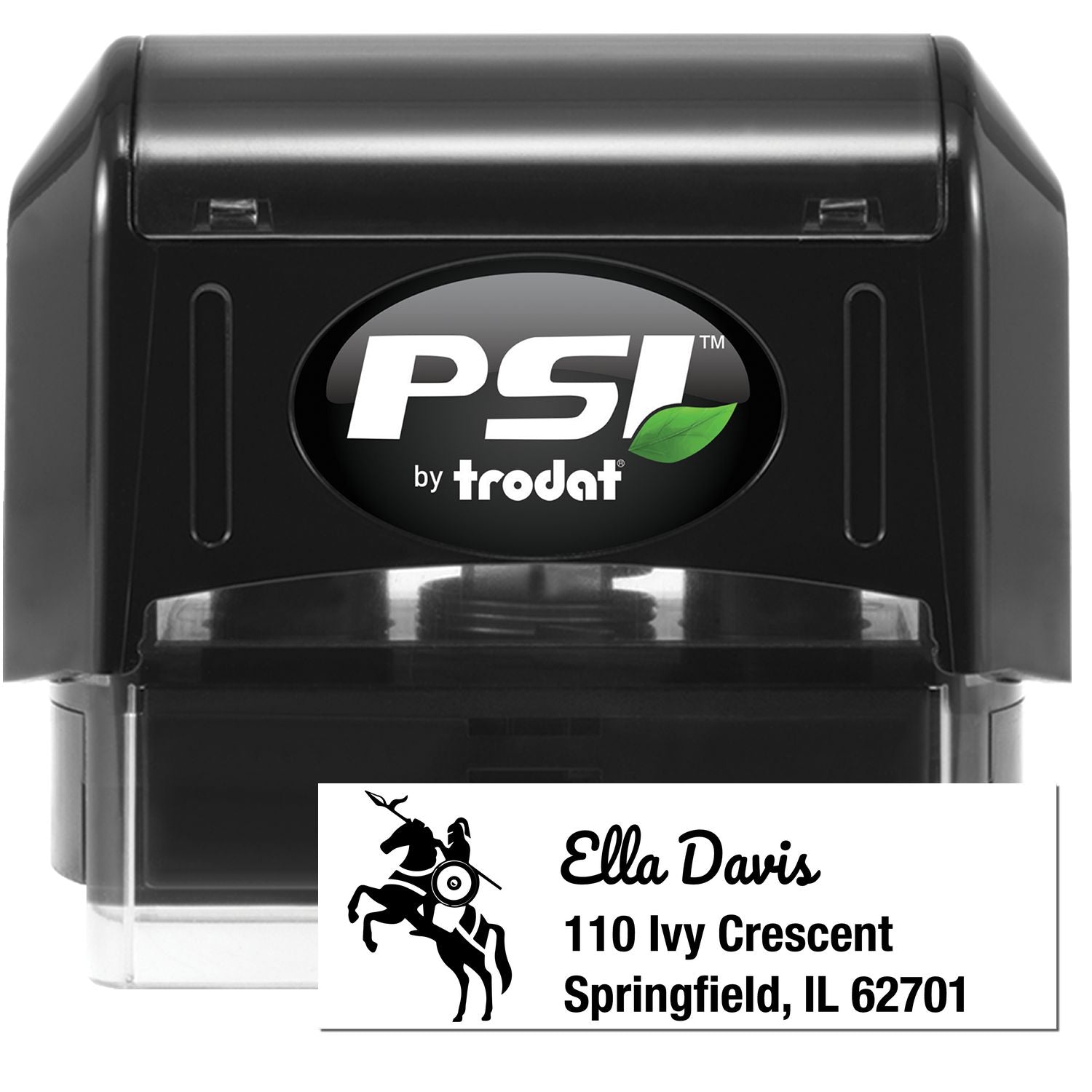 PSI Majestic Starlight Steed Customizable Address Return Pre-Inked Stamp - Engineer Seal Stamps