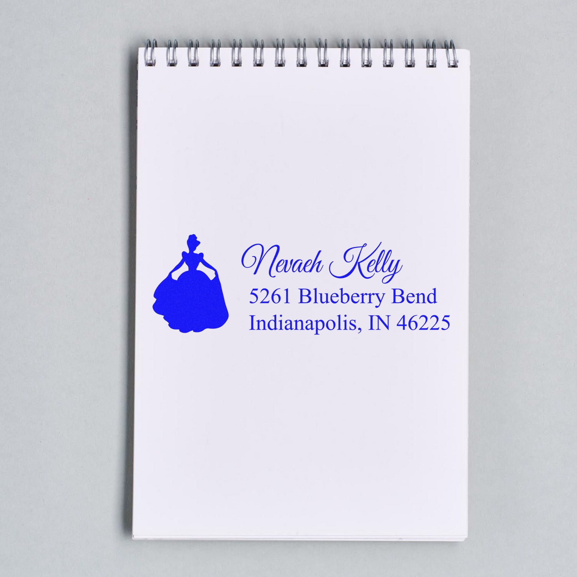 PSI Graceful Isabella Princess Personalized New Address Pre-Inked Stamp - Engineer Seal Stamps