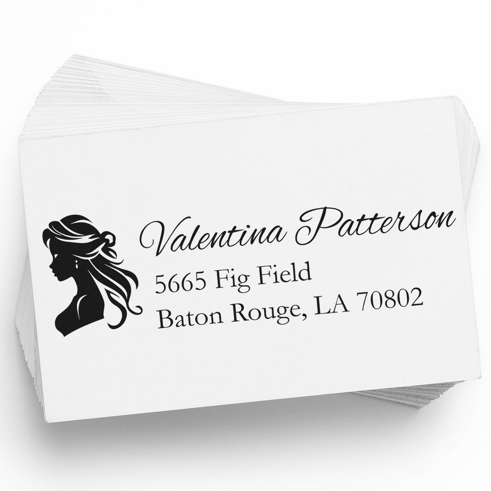 Majestic Leonora Princess Handmade New Address Rubber Stamp - Engineer Seal Stamps