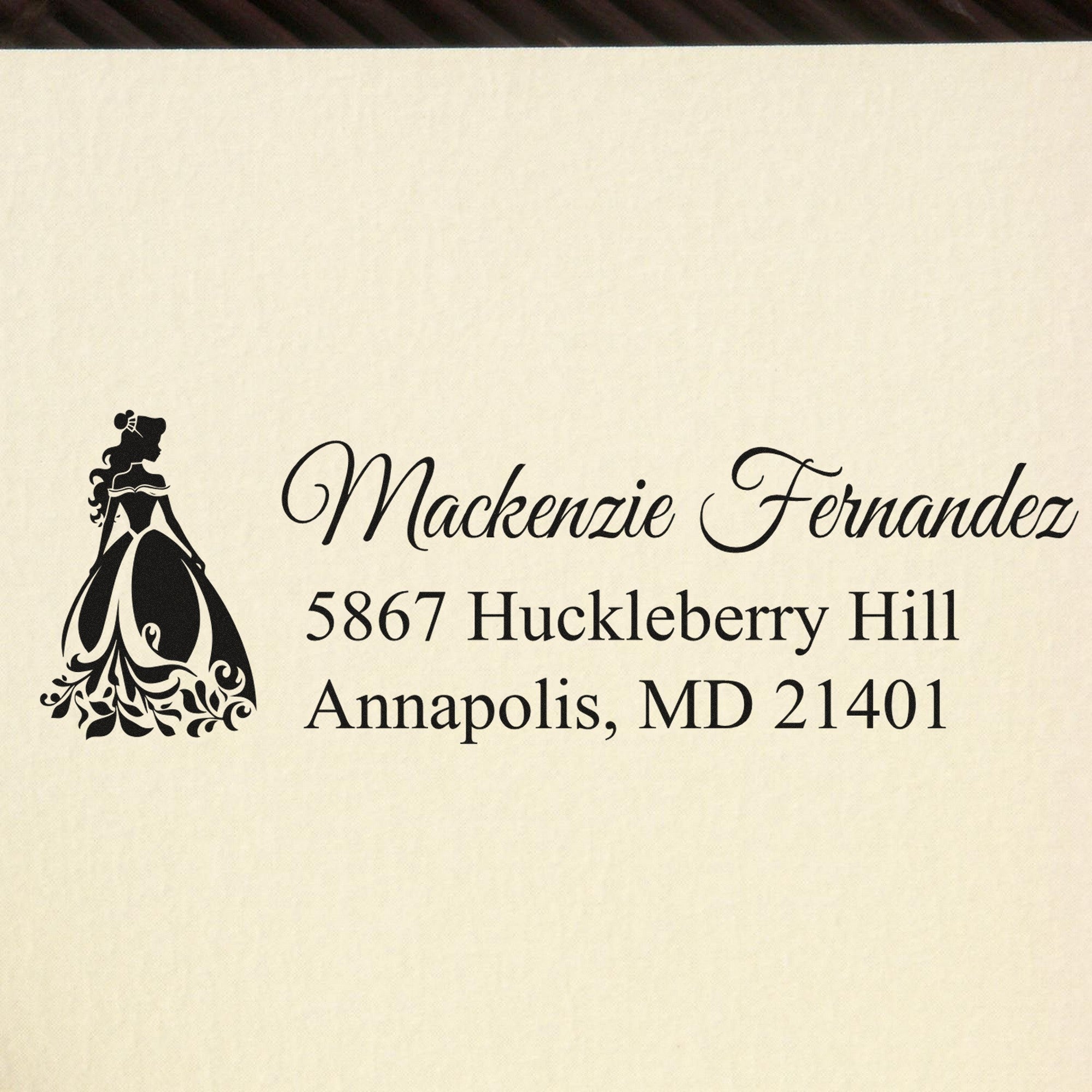 PSI Brave Catalina Princess Custom Mailing Pre-Inked Stamp - Engineer Seal Stamps