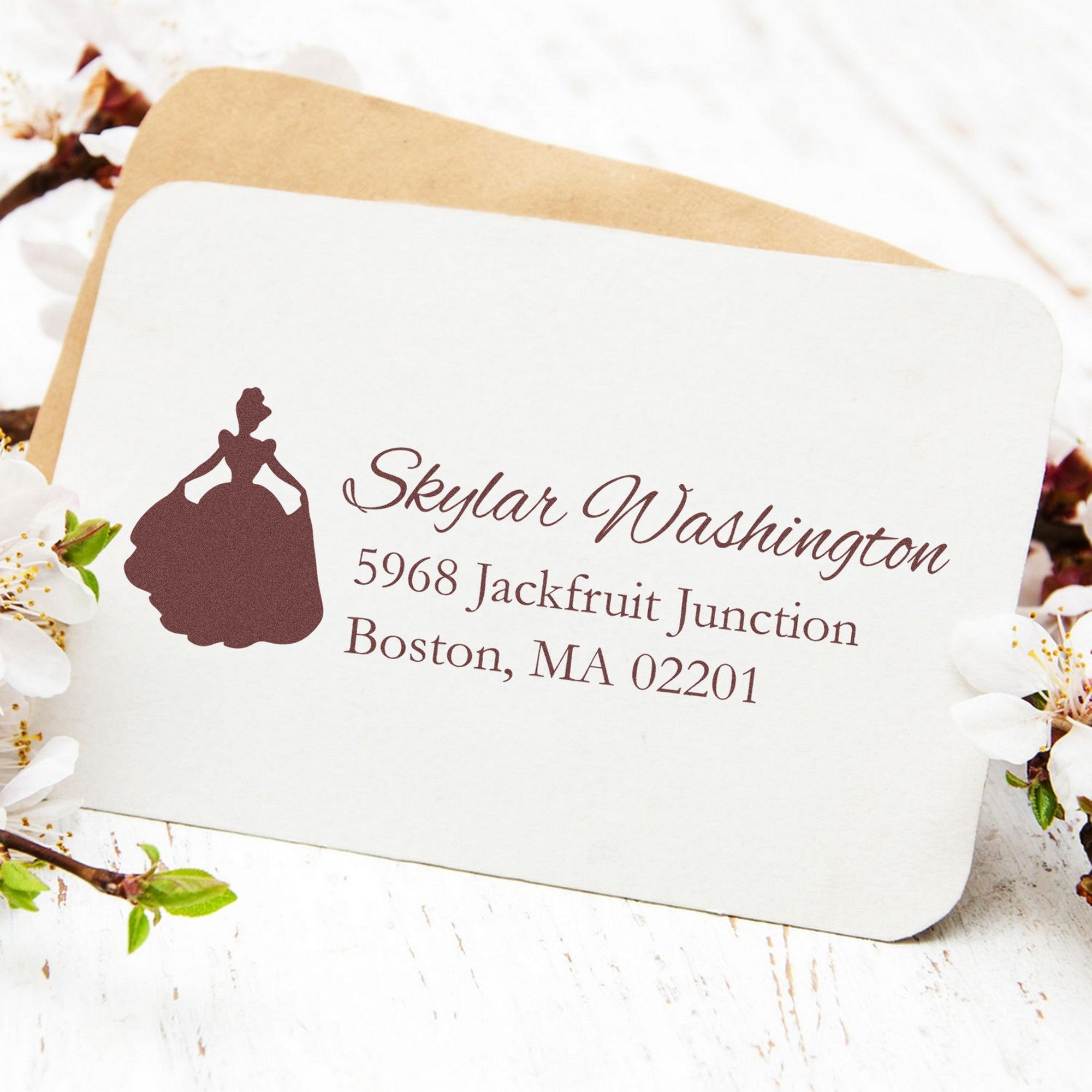 PSI Timeless Anastasia Princess Custom Mail Pre-Inked Stamp - Engineer Seal Stamps
