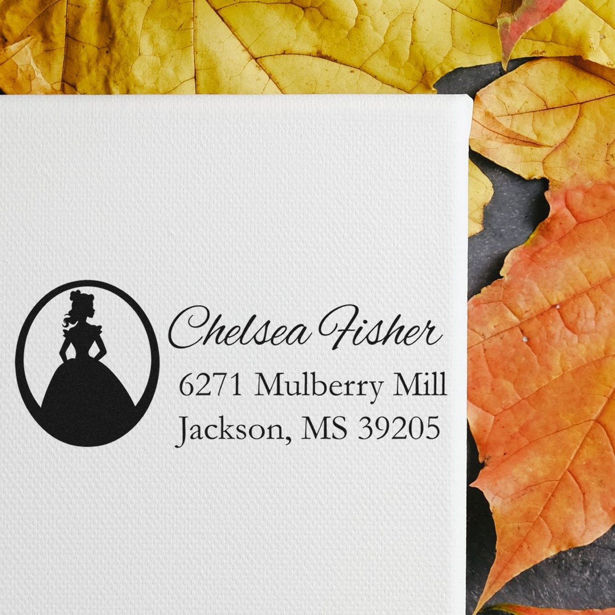 PSI Regal Victoria Princess Custom Mailing Address Pre-Inked Stamp - Engineer Seal Stamps