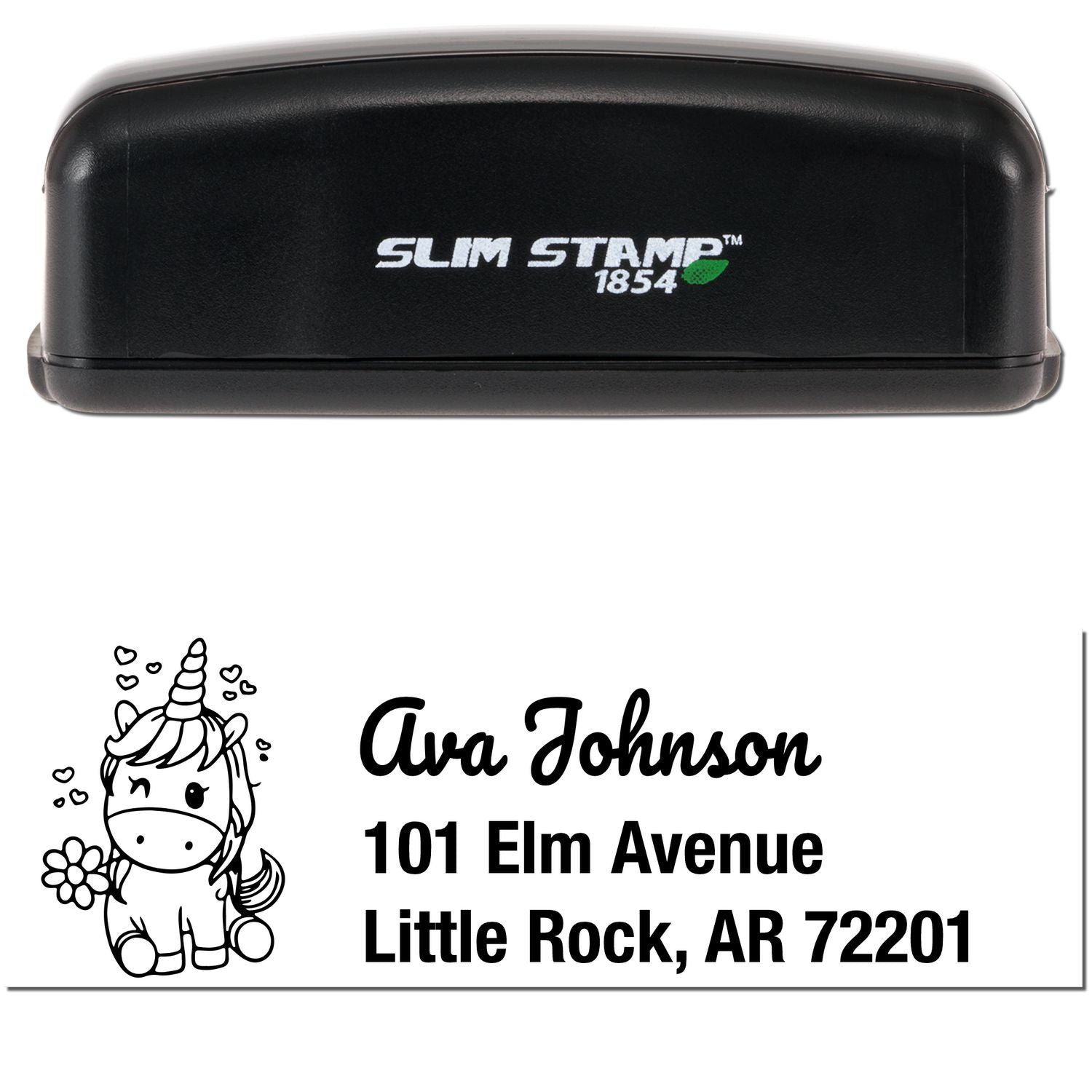 Majestic Mysticwind Unicorn Custom New Address - Engineer Seal Stamps