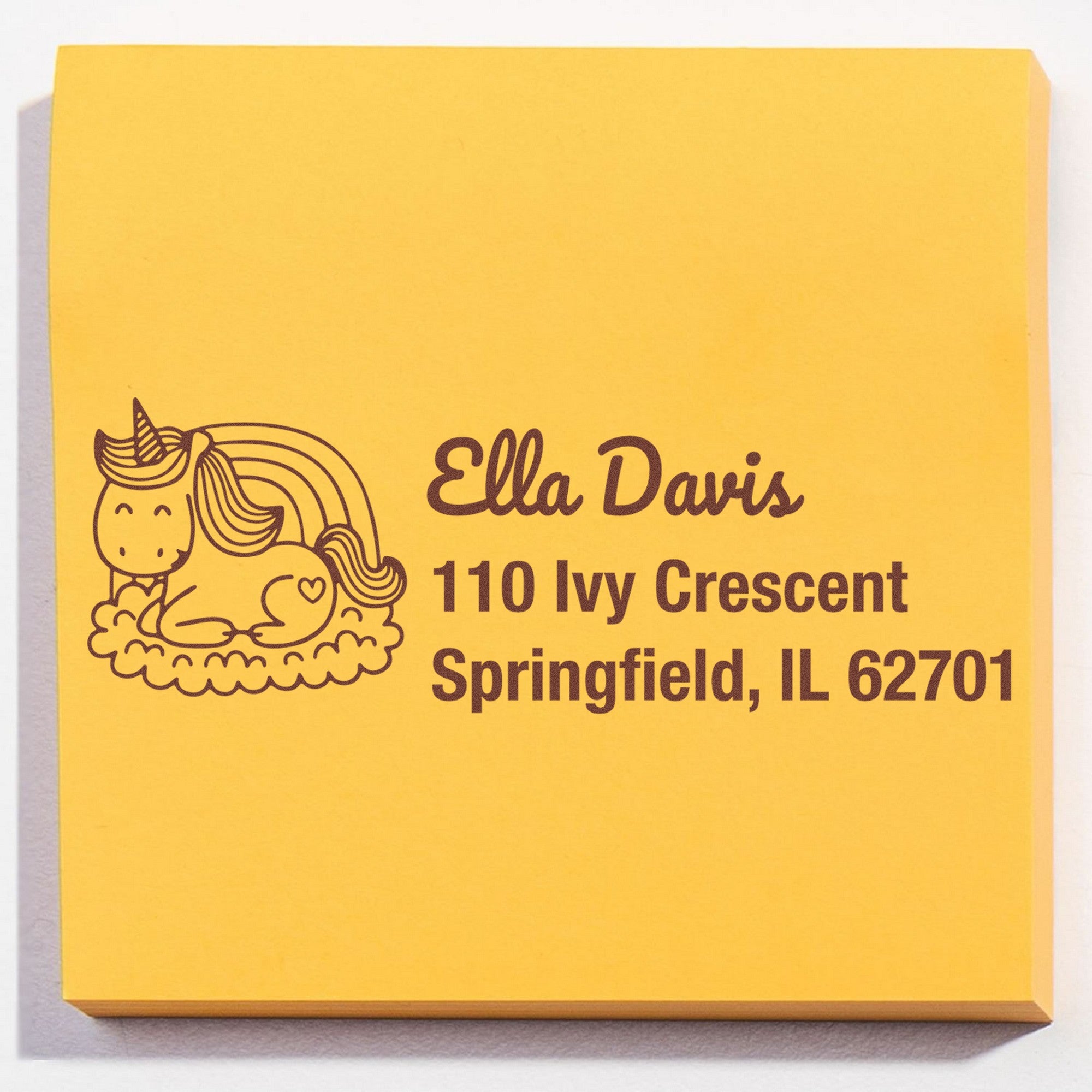 Self-Inking Twilight Twilightbreeze Magical Unicorn Customized Mail Stamp - Engineer Seal Stamps