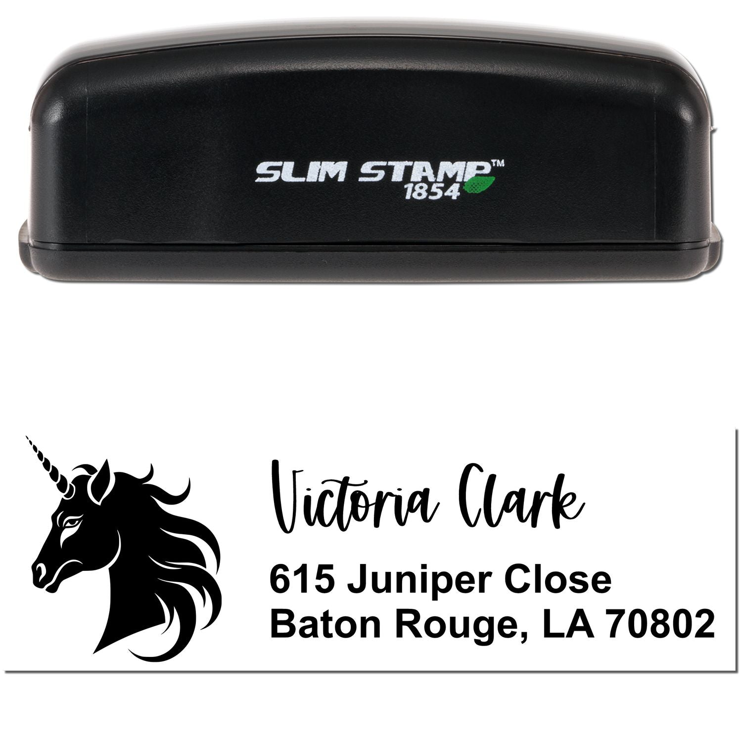 Radiant Radiantglow Unicorn Customized Address Label - Engineer Seal Stamps
