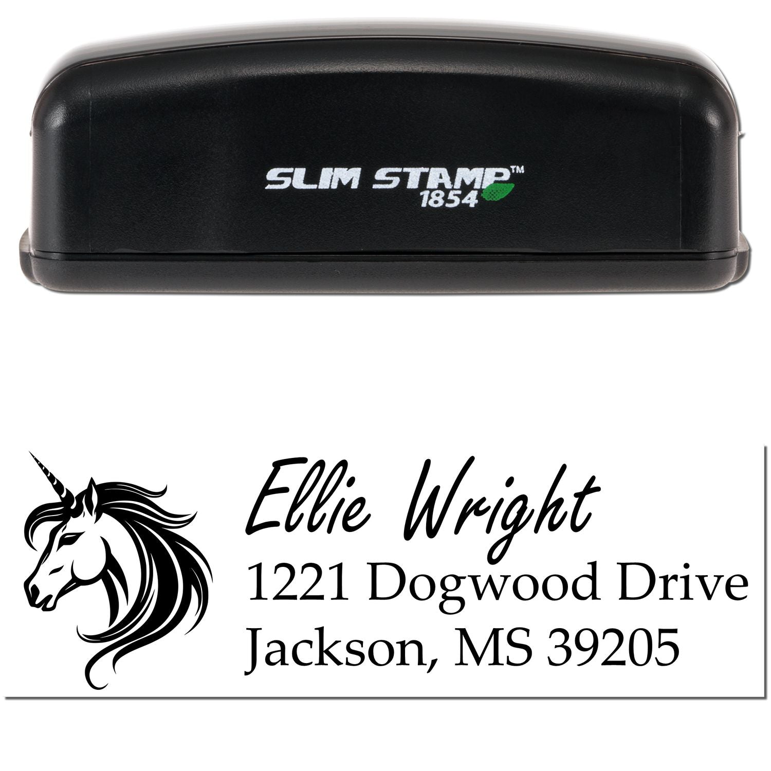 Dreamlike Mistymane Unicorn Handmade Home Address - Engineer Seal Stamps