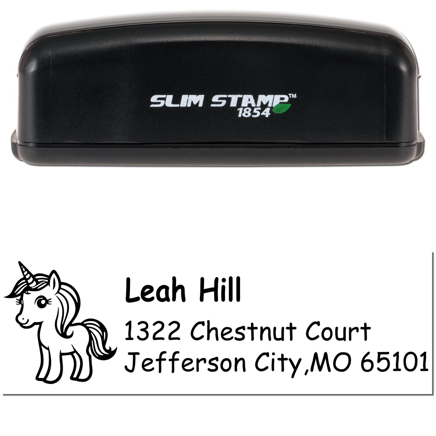 Sapphire Sapphirespirit Unicorn Handmade Address Return - Engineer Seal Stamps