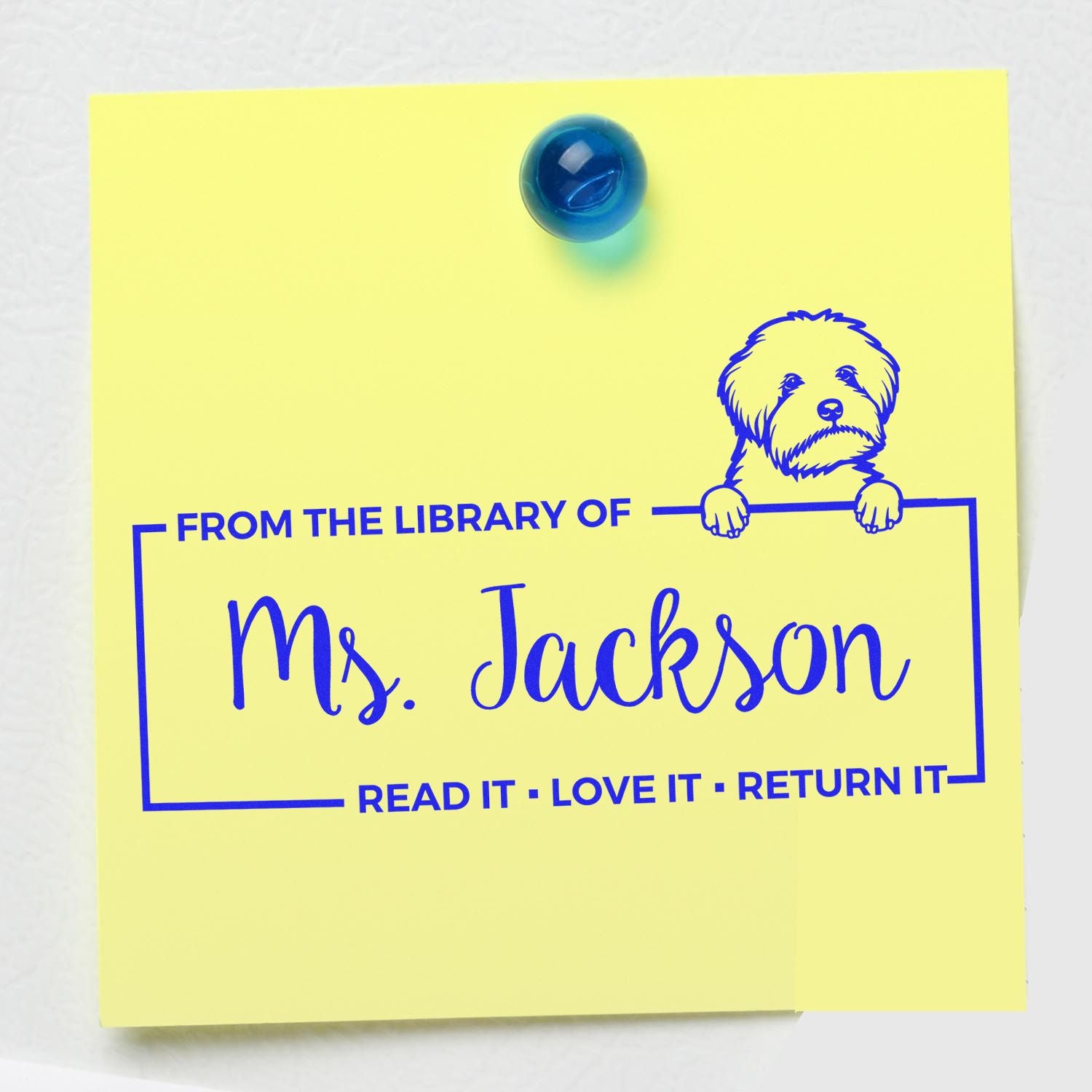 Maltipoo Custom Desk Tools Stamper - Engineer Seal Stamps