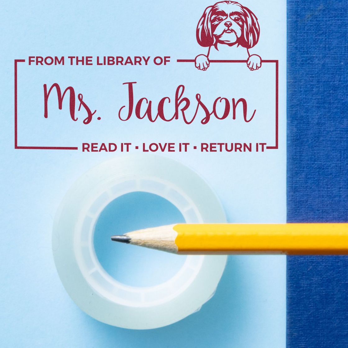 Shitzu Custom Book Personalization Tool Stamp - Engineer Seal Stamps