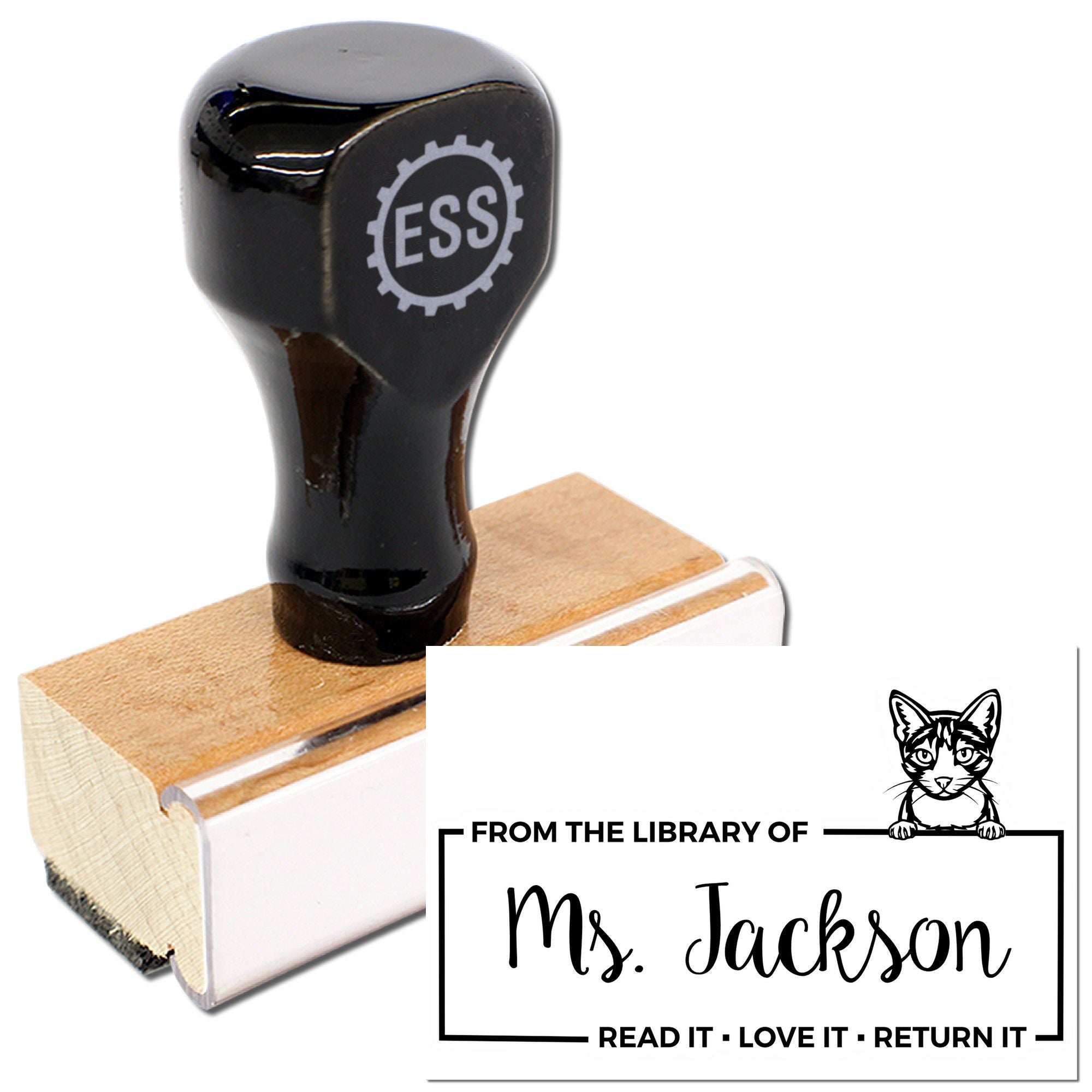 Aegean Personalized Custom Pet Book Read It Return It? Stamp - Engineer Seal Stamps