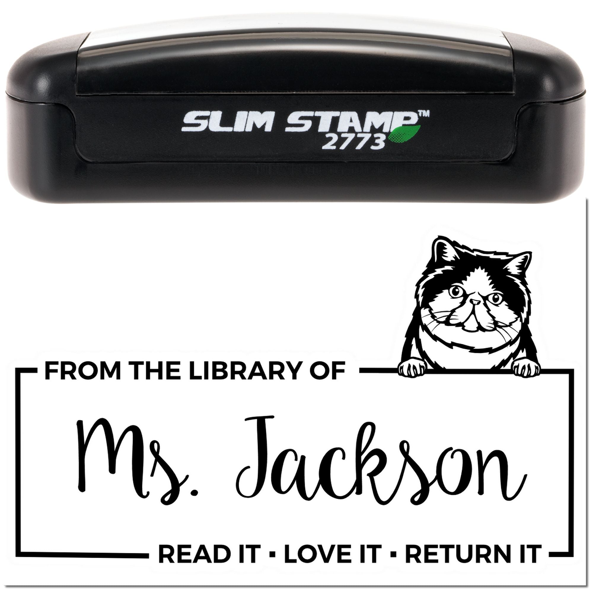 Customized For Classroom Use Stamp with Exotic Shorthair Cat - Engineer Seal Stamps