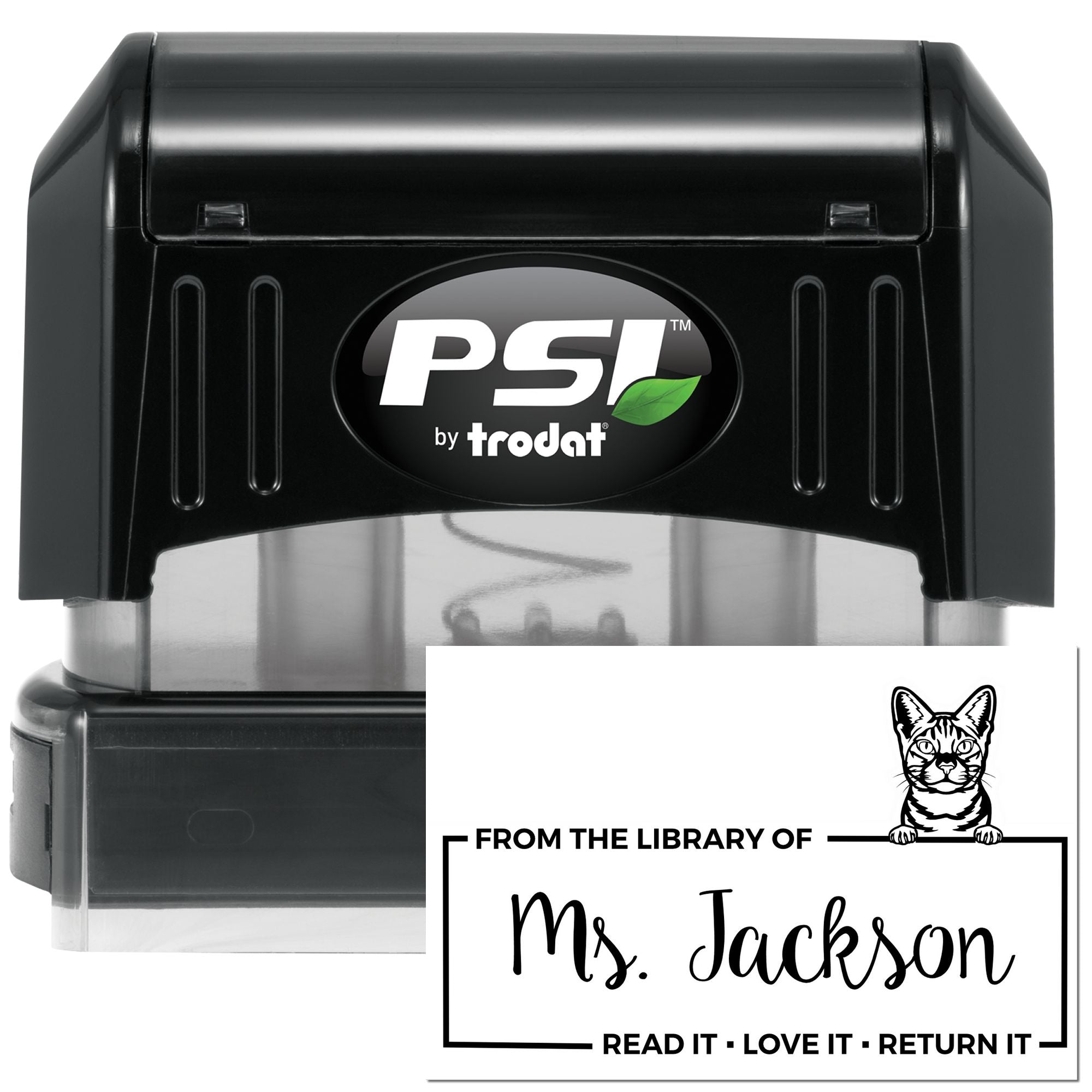 Custom Library Tools For Stamper with Ocicat Cat - Engineer Seal Stamps