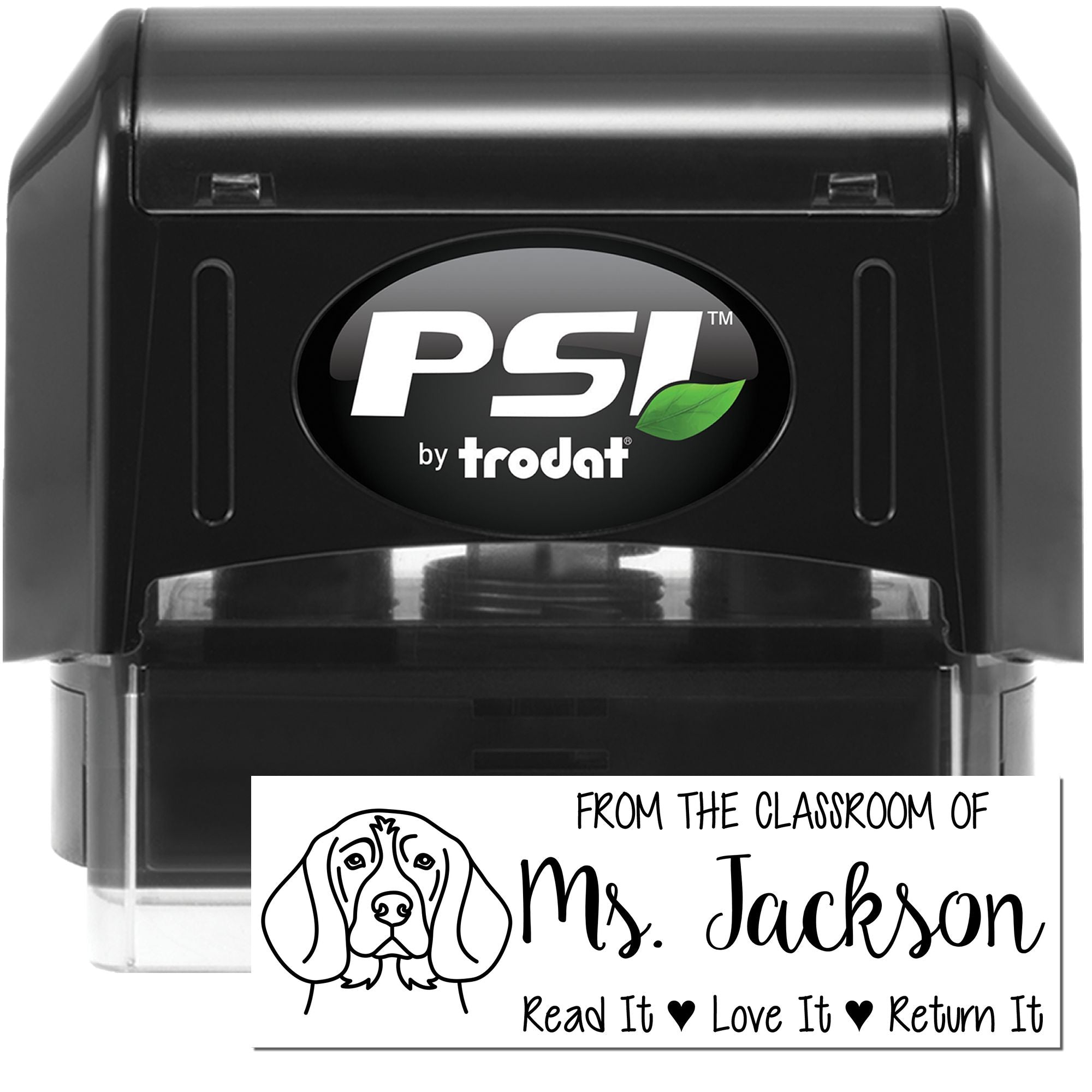 Beagle Customized Library Stamp Pre-Inked - Engineer Seal Stamps