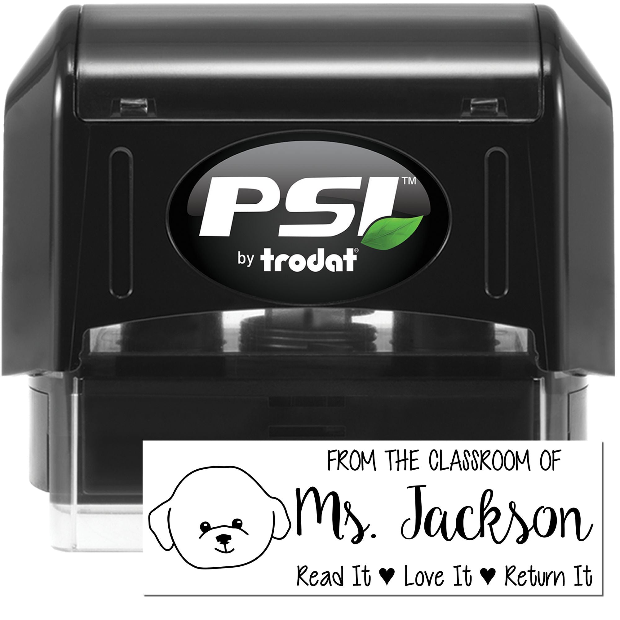 Bichon Customized Bookplate Stamp Pre-Inked - Engineer Seal Stamps